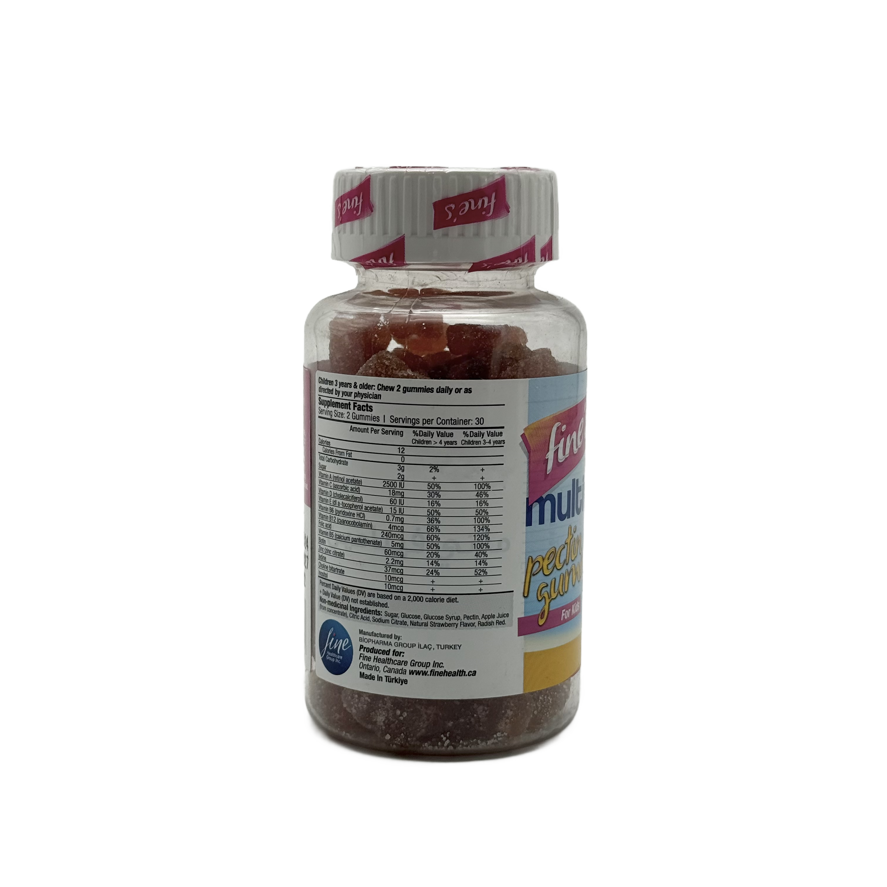 Fines Multivitamin 60 Gummies فاينز مالتي فيتامين 60 علكة