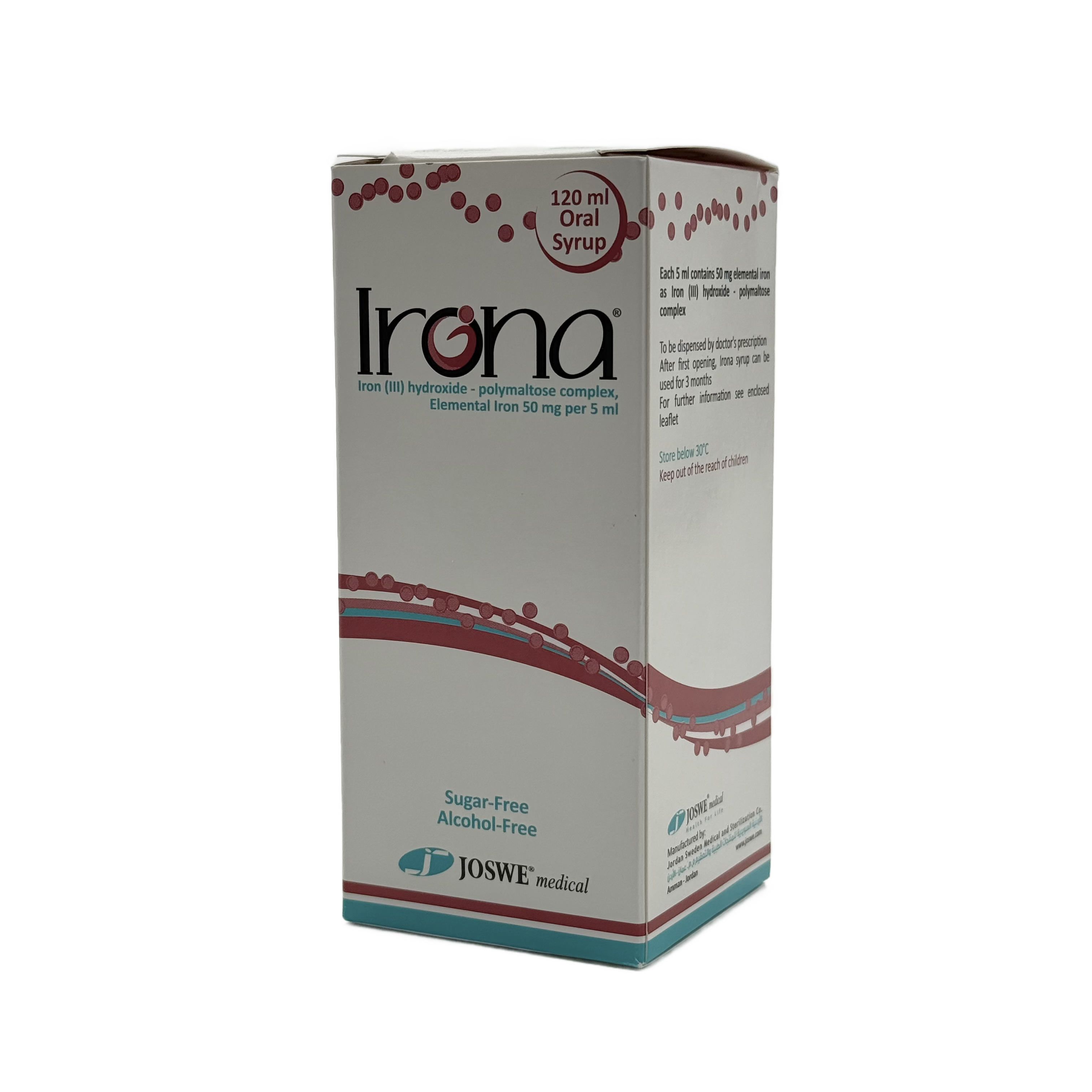 Joswe Irona Syrup 120 ml -  جوسوي آيرونا شراب 120 مل