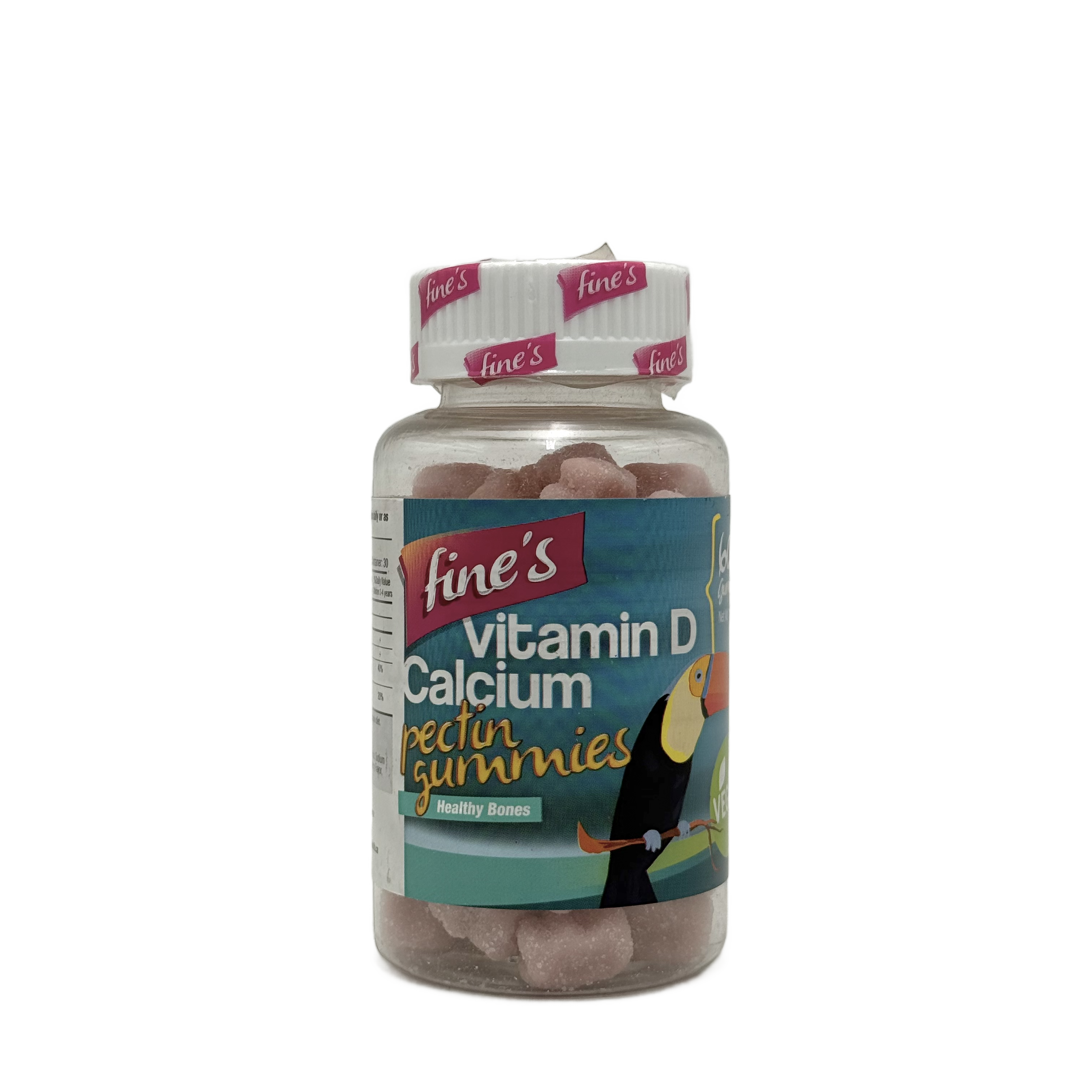 Fines Vitamin D and Calcium 60 Gummies -  فاينز فيتامين دال وكالسيوم 60 جيلي