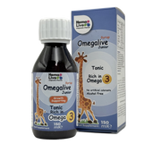 Hemolive Omegalive Junior Syrup 150ml  - هيموليف أوميغا لايف جونيور شراب 150 مل