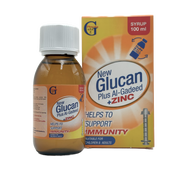 New Glucan Plus Zinc Syrup 100ml  - نيو جلوكان بلس زنك سيروب 100 مل