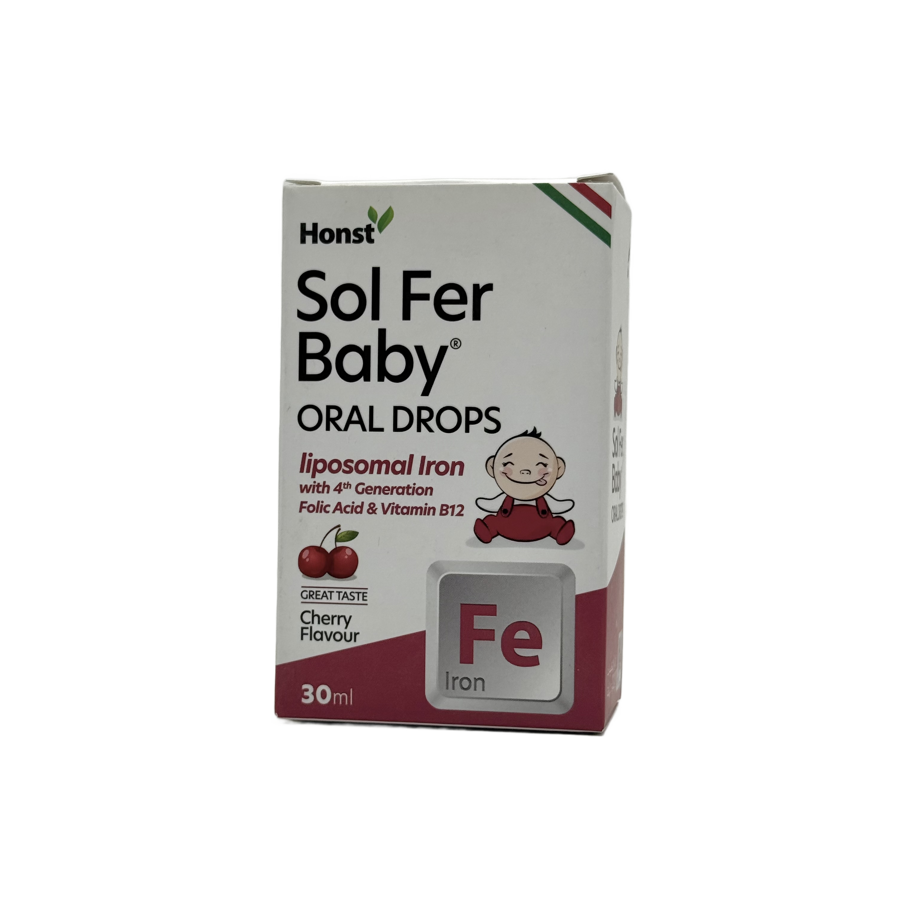 Honst Sol Fer Baby Oral Drops 30ml -  هونست سول فير بيبي نقط فموية للأطفال 30 مل