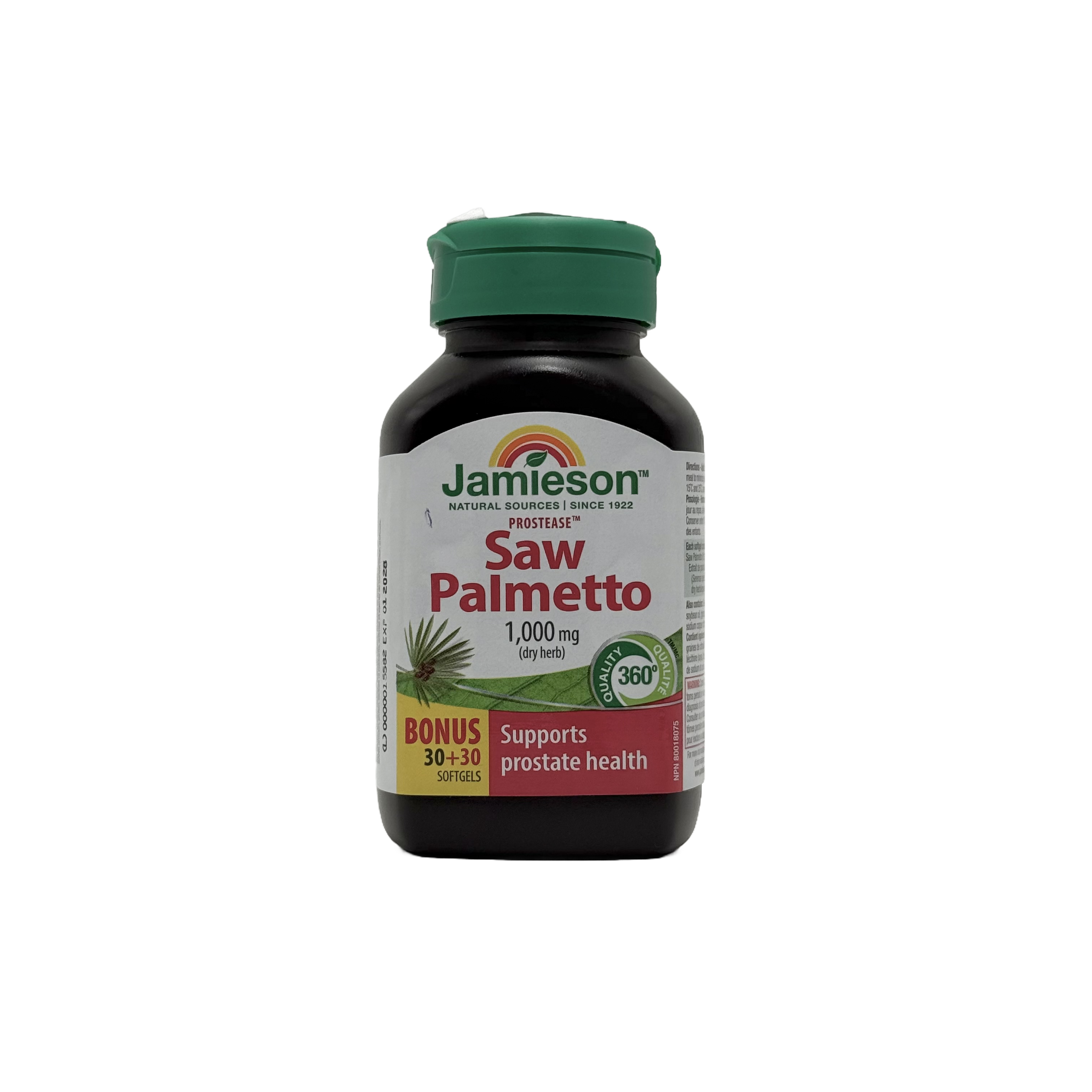 Jamieson Prostease Saw Palmetto 125mg  - جاميسون بروستيز سو بالميتو 125 ملغ