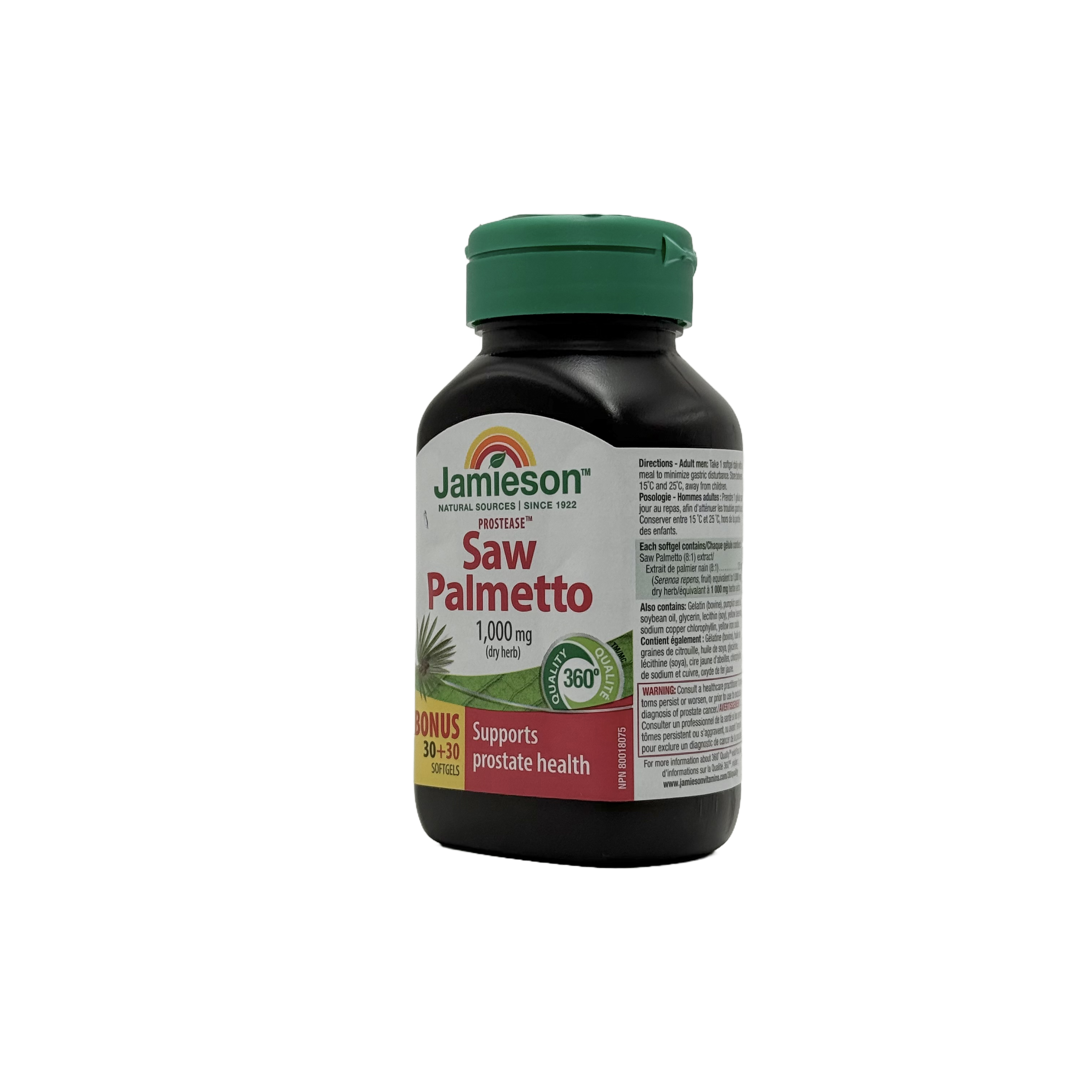 Jamieson Prostease Saw Palmetto 125mg  - جاميسون بروستيز سو بالميتو 125 ملغ