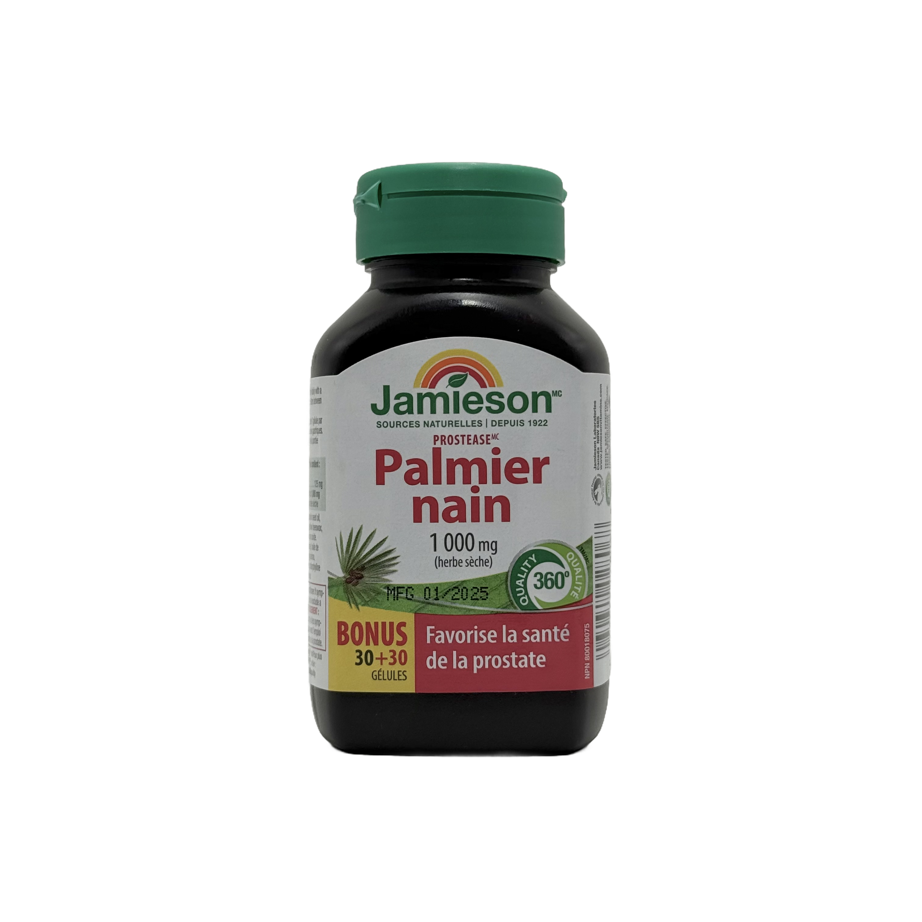 Jamieson Prostease Saw Palmetto 125mg  - جاميسون بروستيز سو بالميتو 125 ملغ