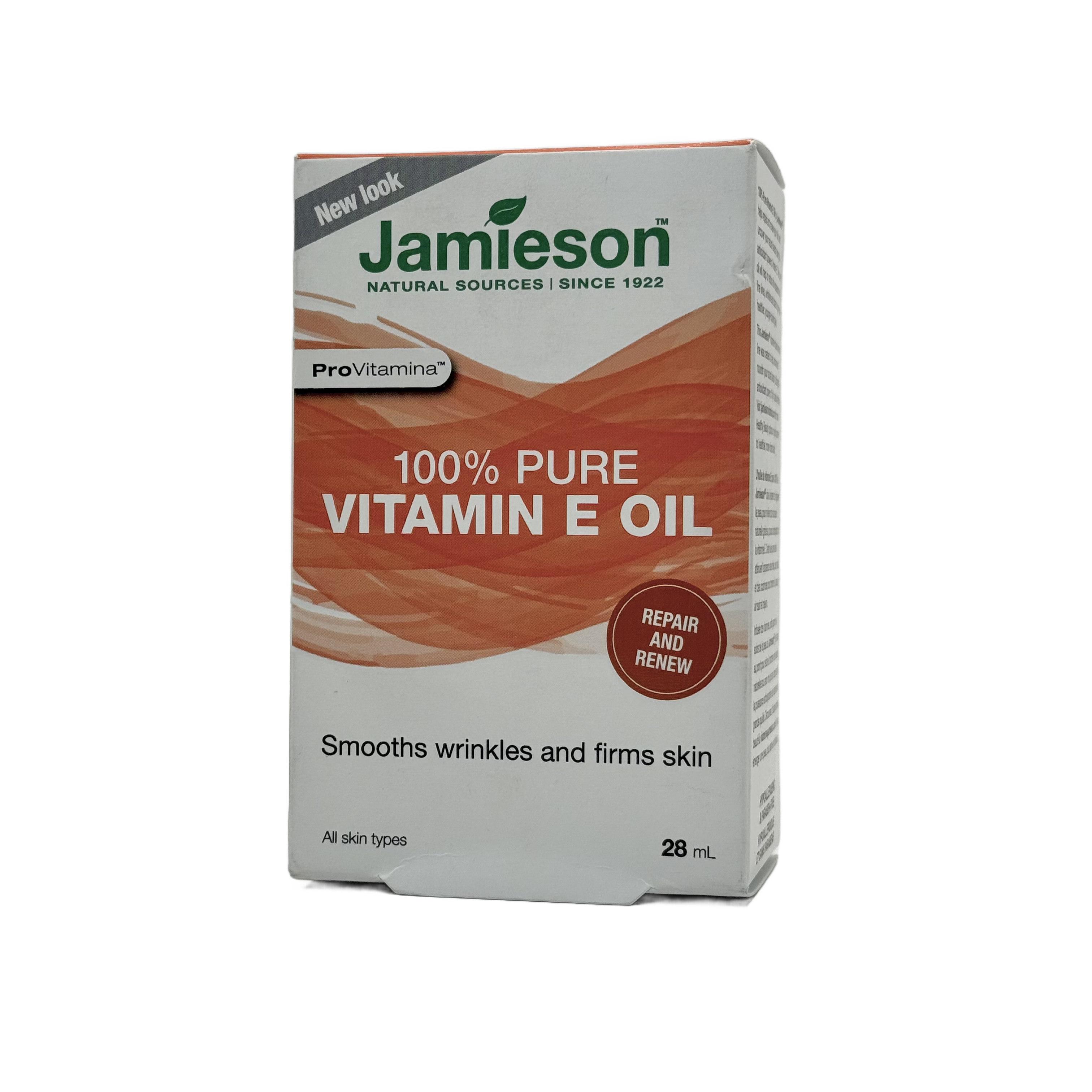 Jamieson ProVitamina 100% Pure Vitamin E Oil 28ml جاميسون بروفـيتامينا زيت فيتامين إي نقي 100% حجم 28 مل