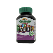 Jamieson Multivitamin for Kids 60 Chewable Tablets  - جاميسون ملتي فيتامين للأطفال 60 قرص قابل للمضغ