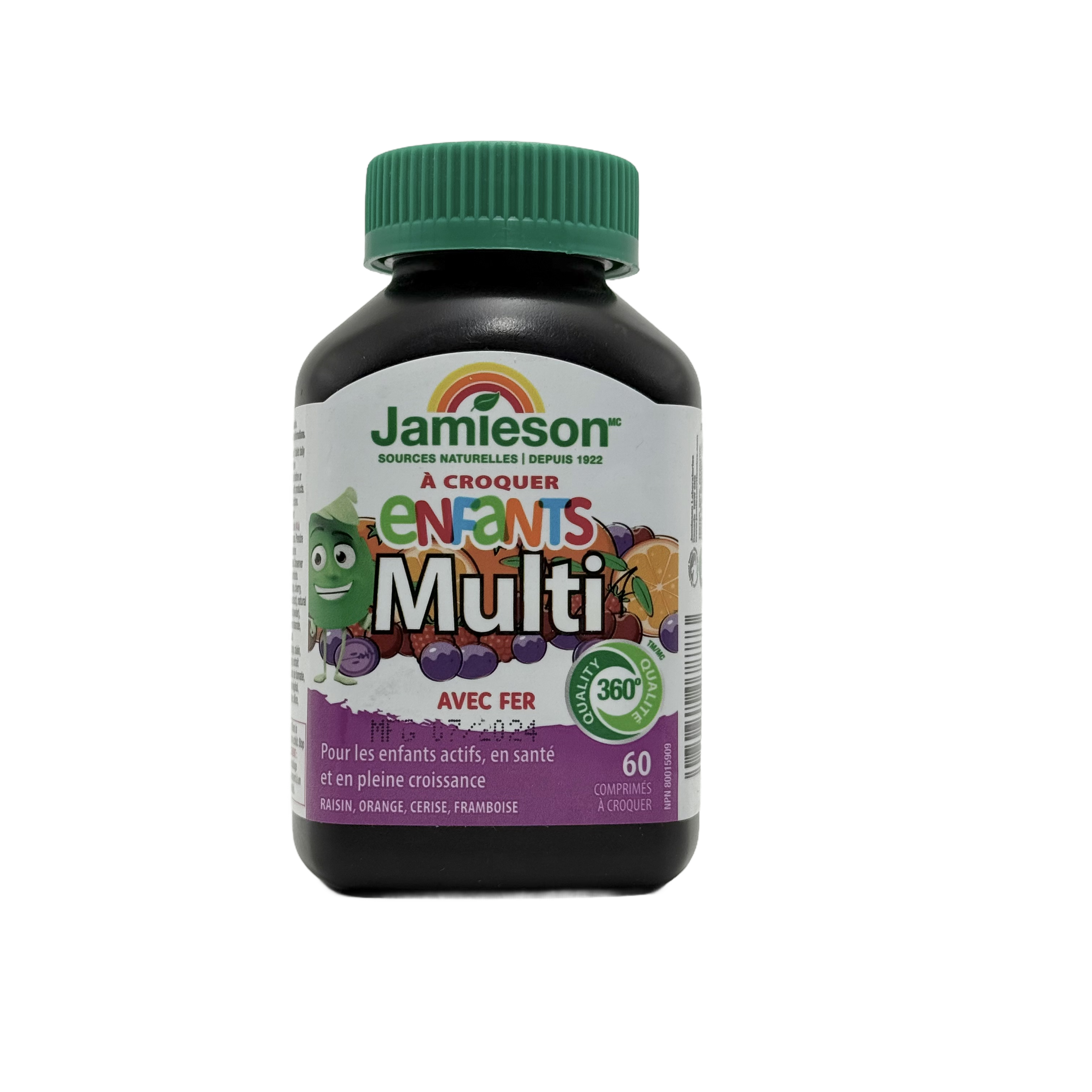 Jamieson Multivitamin for Kids 60 Chewable Tablets  - جاميسون ملتي فيتامين للأطفال 60 قرص قابل للمضغ