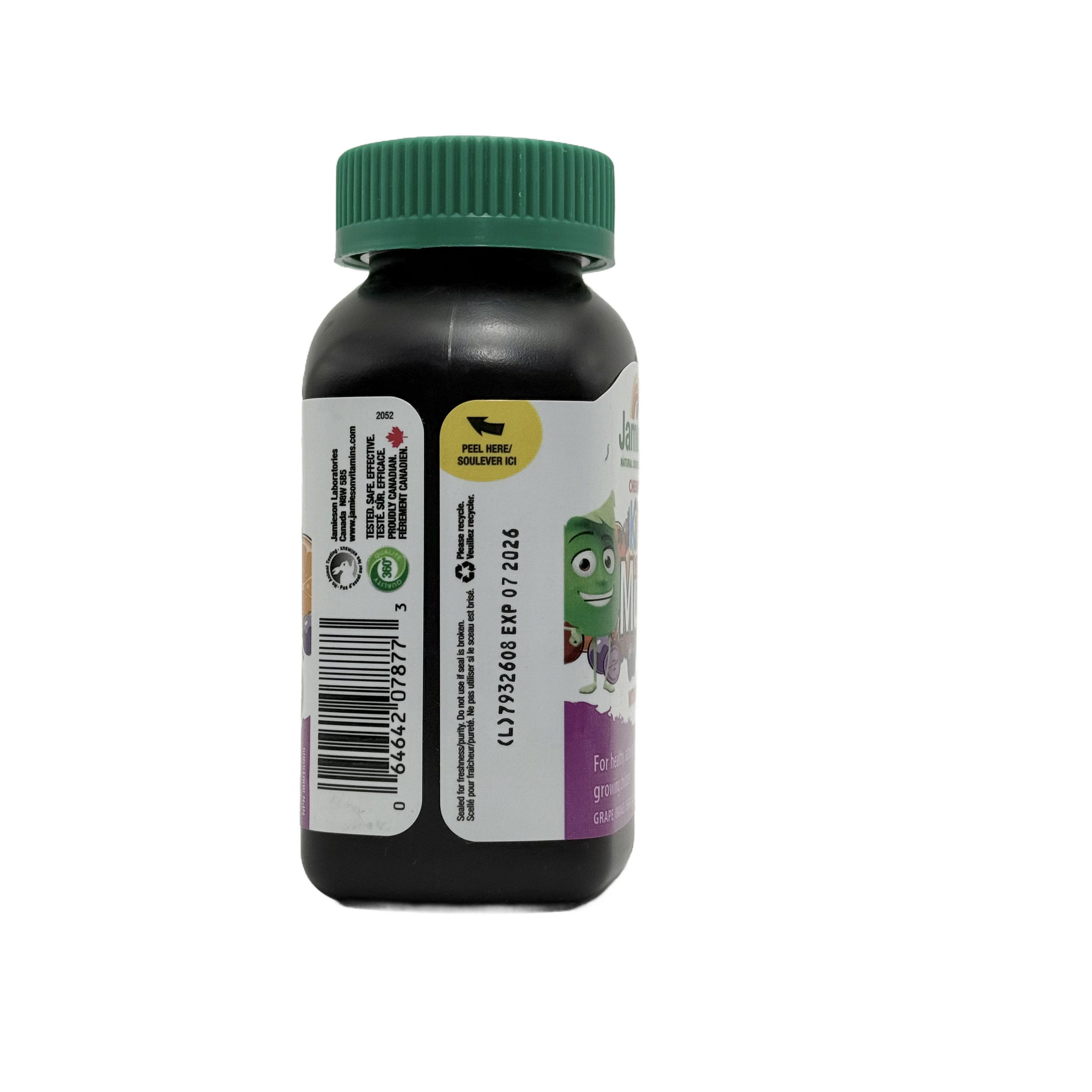 Jamieson Multivitamin for Kids 60 Chewable Tablets  - جاميسون ملتي فيتامين للأطفال 60 قرص قابل للمضغ