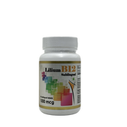 Lilium Vitamin B12 1000 MCG 60 Sublingual Tablets -  ليليوم فيتامين ب12 1000 مكغ 60 قرص تحت اللسان