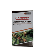 Baidyanath Ashwagandha 60 Capsules  - بايدياناث أشواغاندا 60 كبسولة