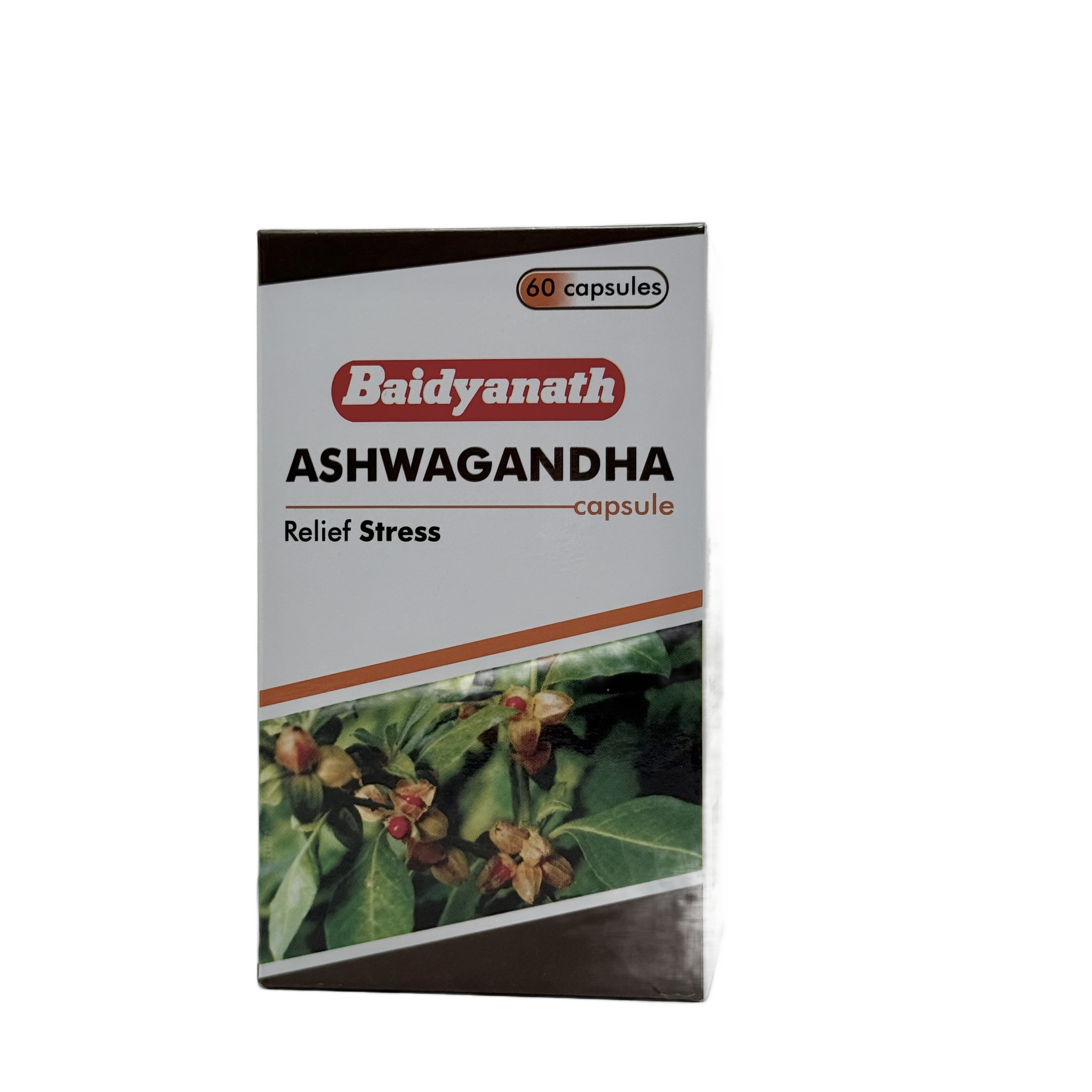 Baidyanath Ashwagandha 60 Capsules  - بايدياناث أشواغاندا 60 كبسولة