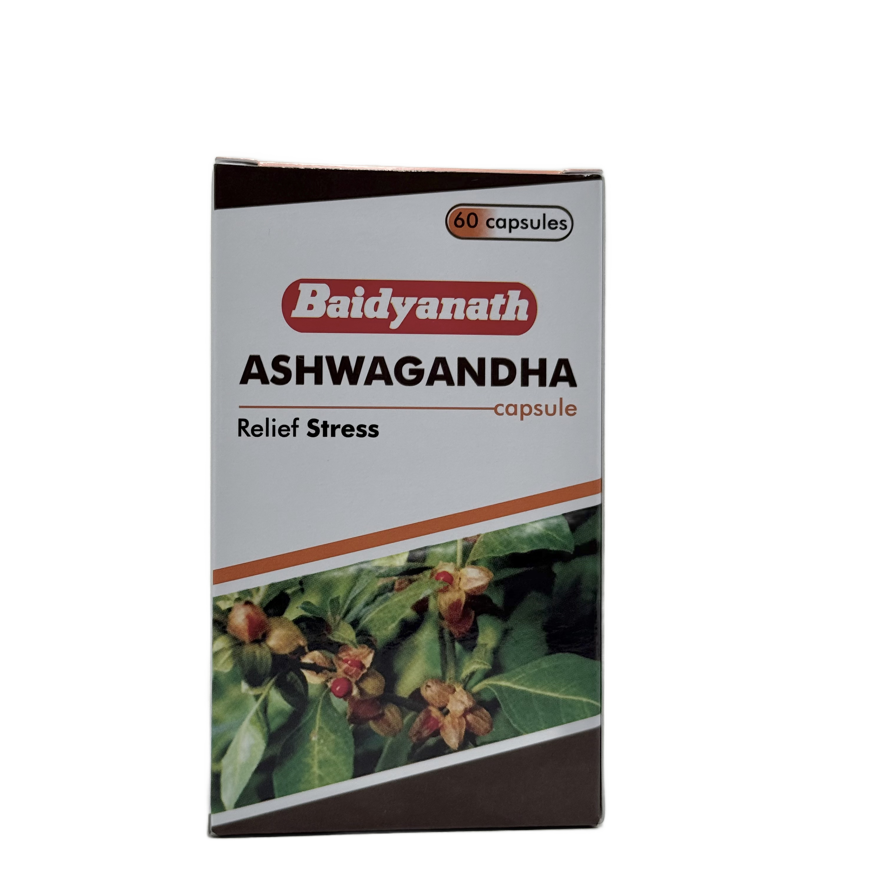 Baidyanath Ashwagandha 60 Capsules  - بايدياناث أشواغاندا 60 كبسولة
