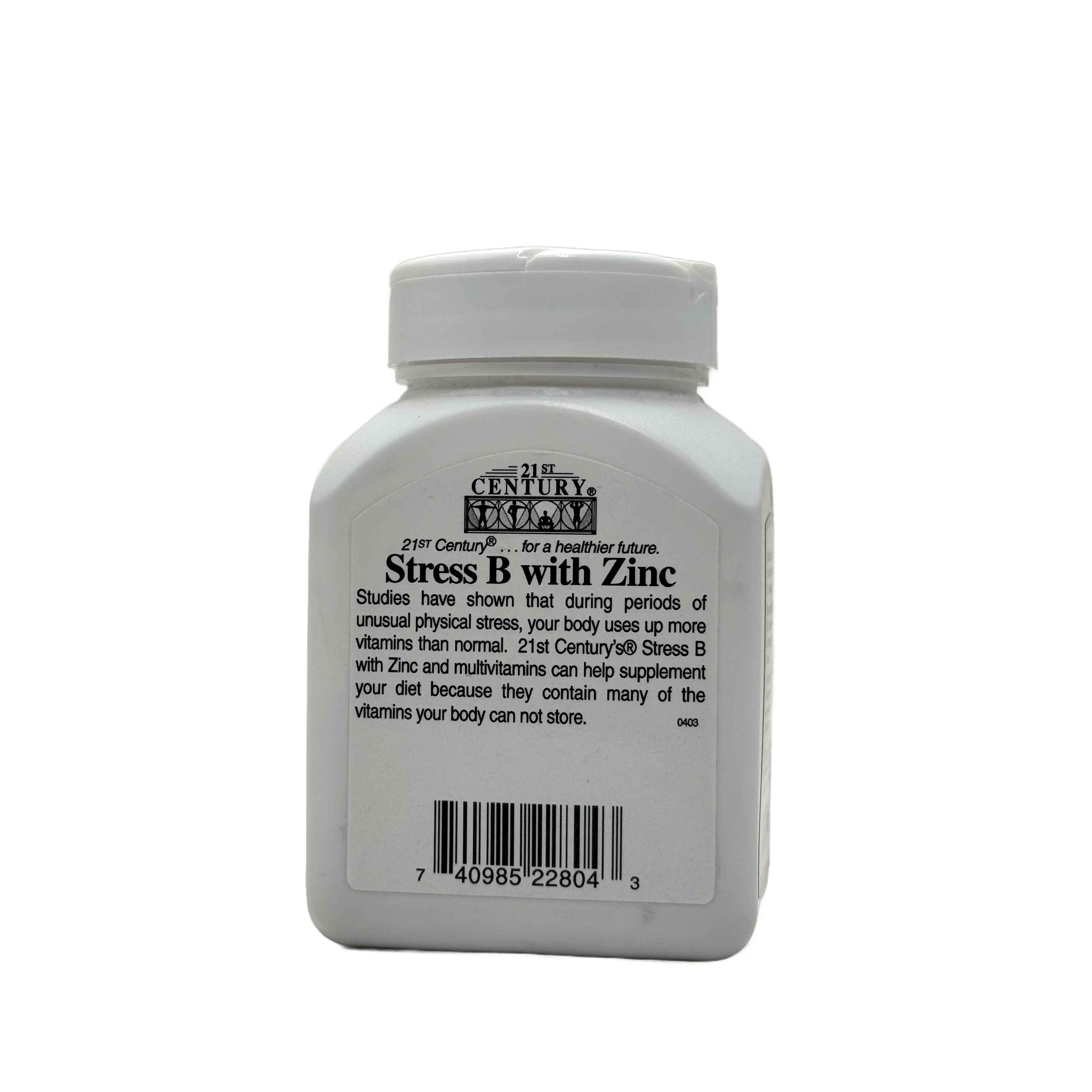 21st Century Stress B with Zinc 66 Tablets  - سينشري 21 ستريس بي مع الزنك 66 قرص