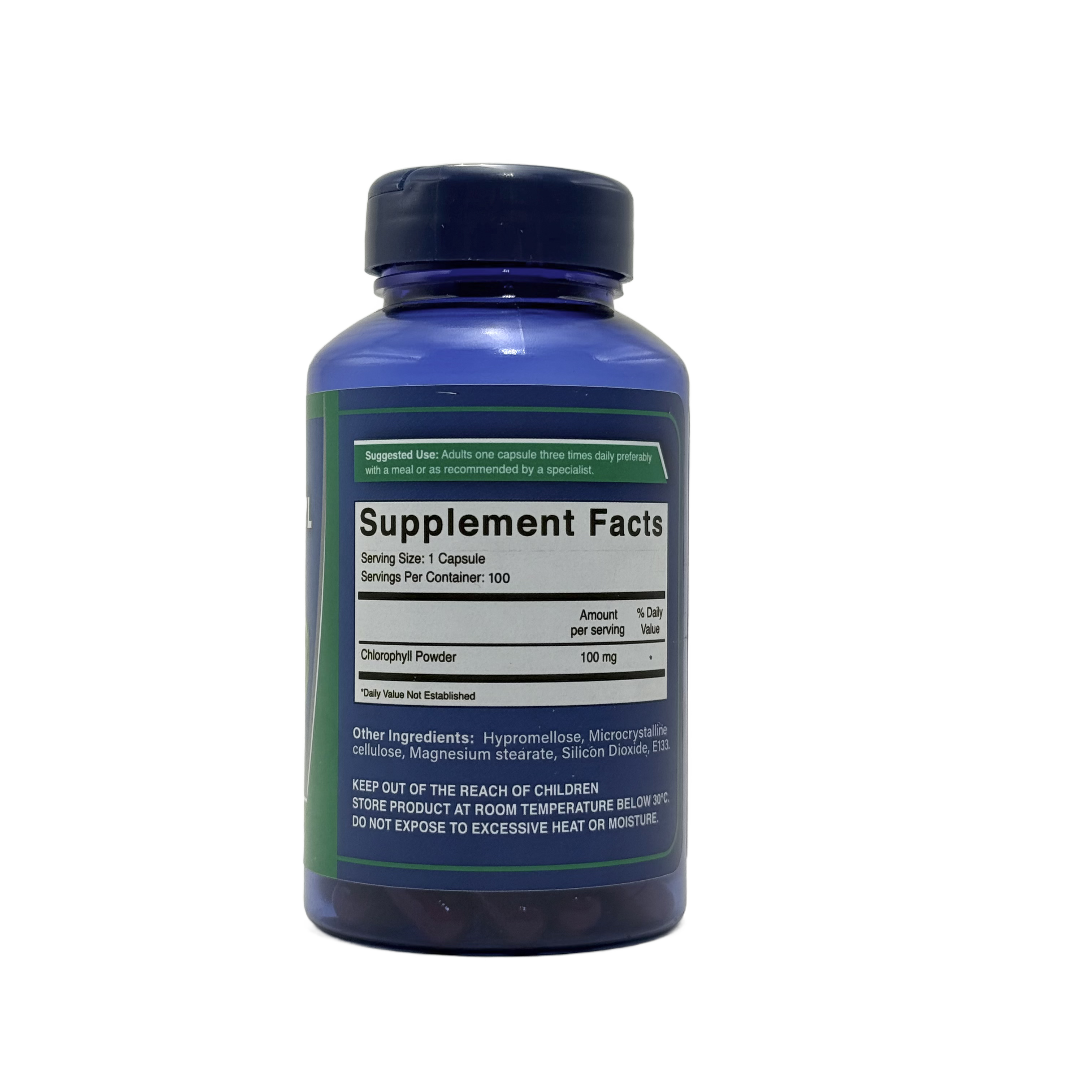 Astra Chlorophyl 100 mg 100 Capsules -  أسترا كلوروفيل 100 ملغ 100 كبسولة