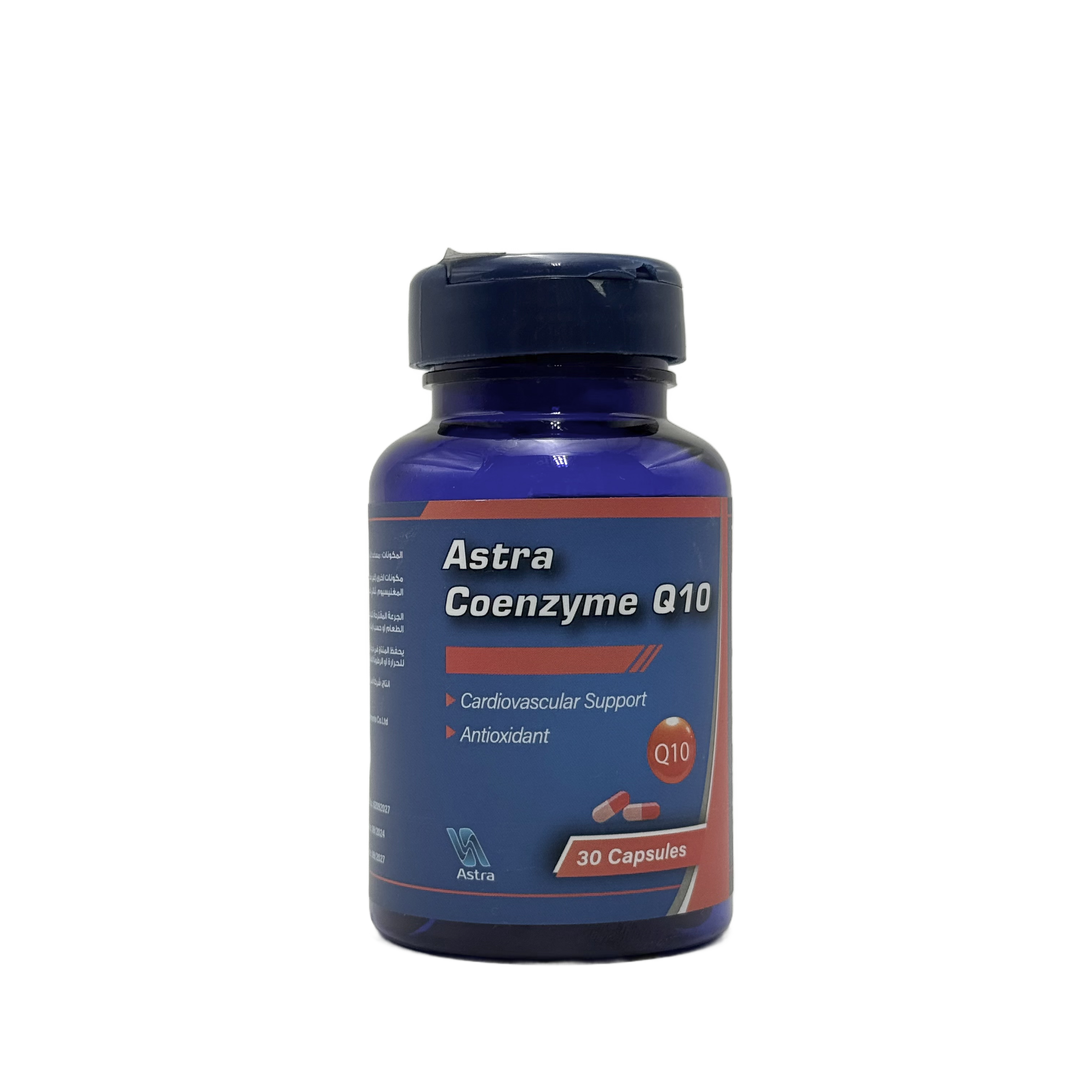 Astra Coenzyme Q10 300 mg | 30 Capsules  - أسترا كوإنزايم كيو10 300 ملغ | 30 كبسولة