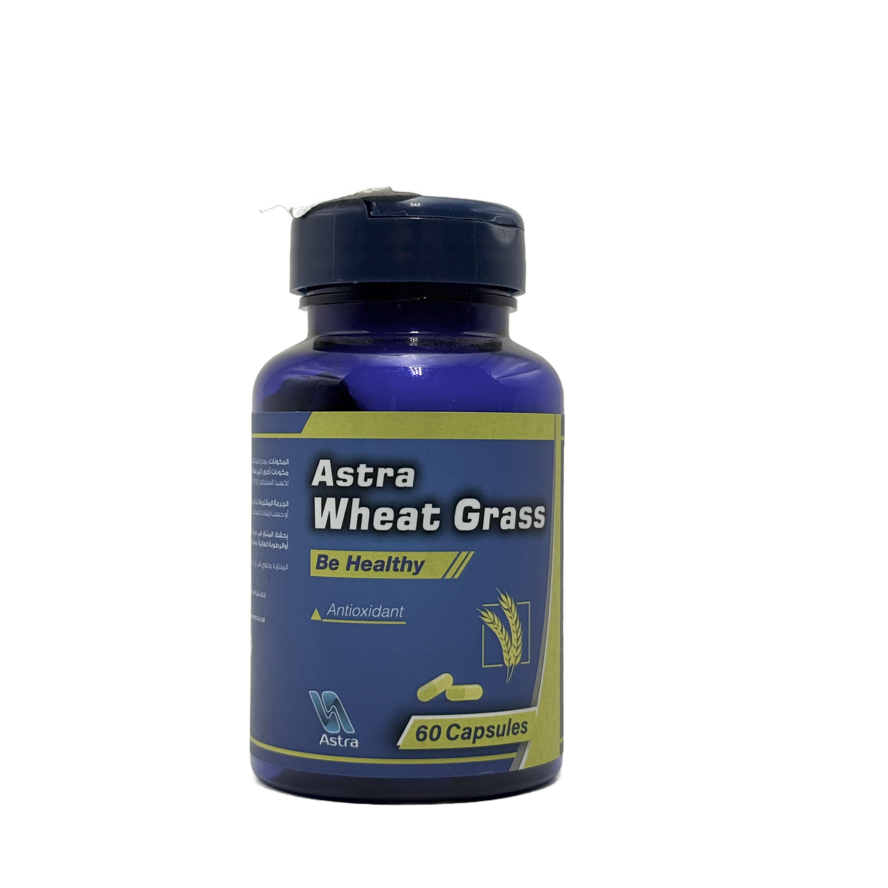 ASTRA Wheat Grass 60 Capsules  - أسترا ويت غراس 60 كبسولة
