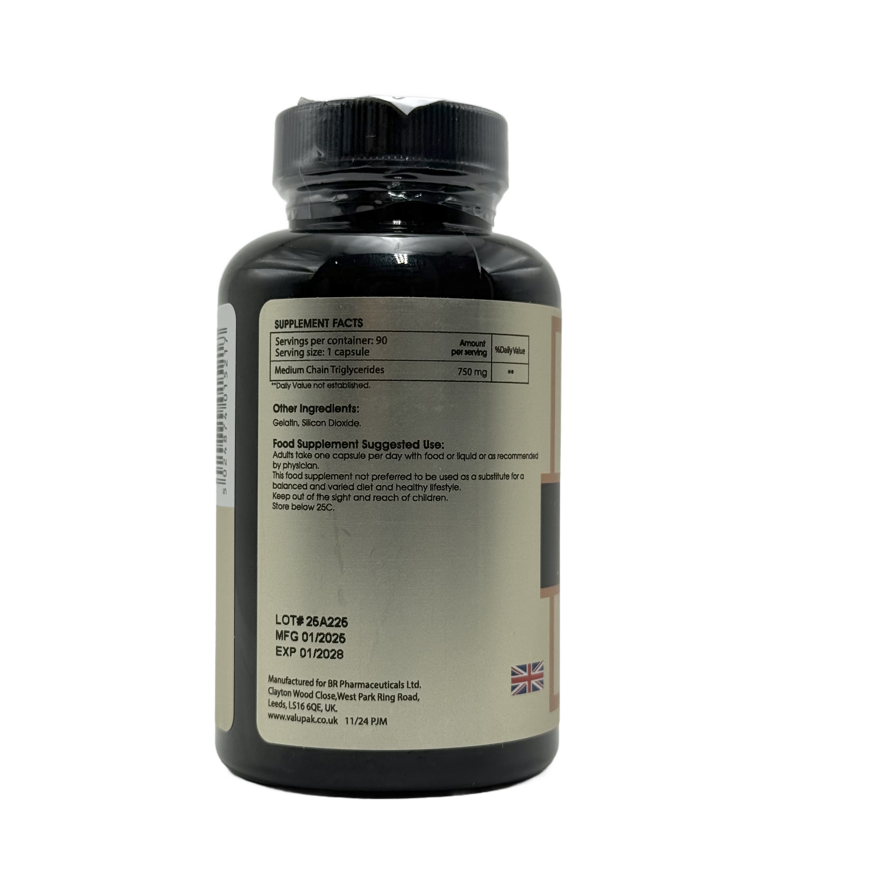 Valupak MCT Oil 750 mg 90 Capsules  - فالوباك إم سي تي أويل 750 ملغم 90 كبسولة