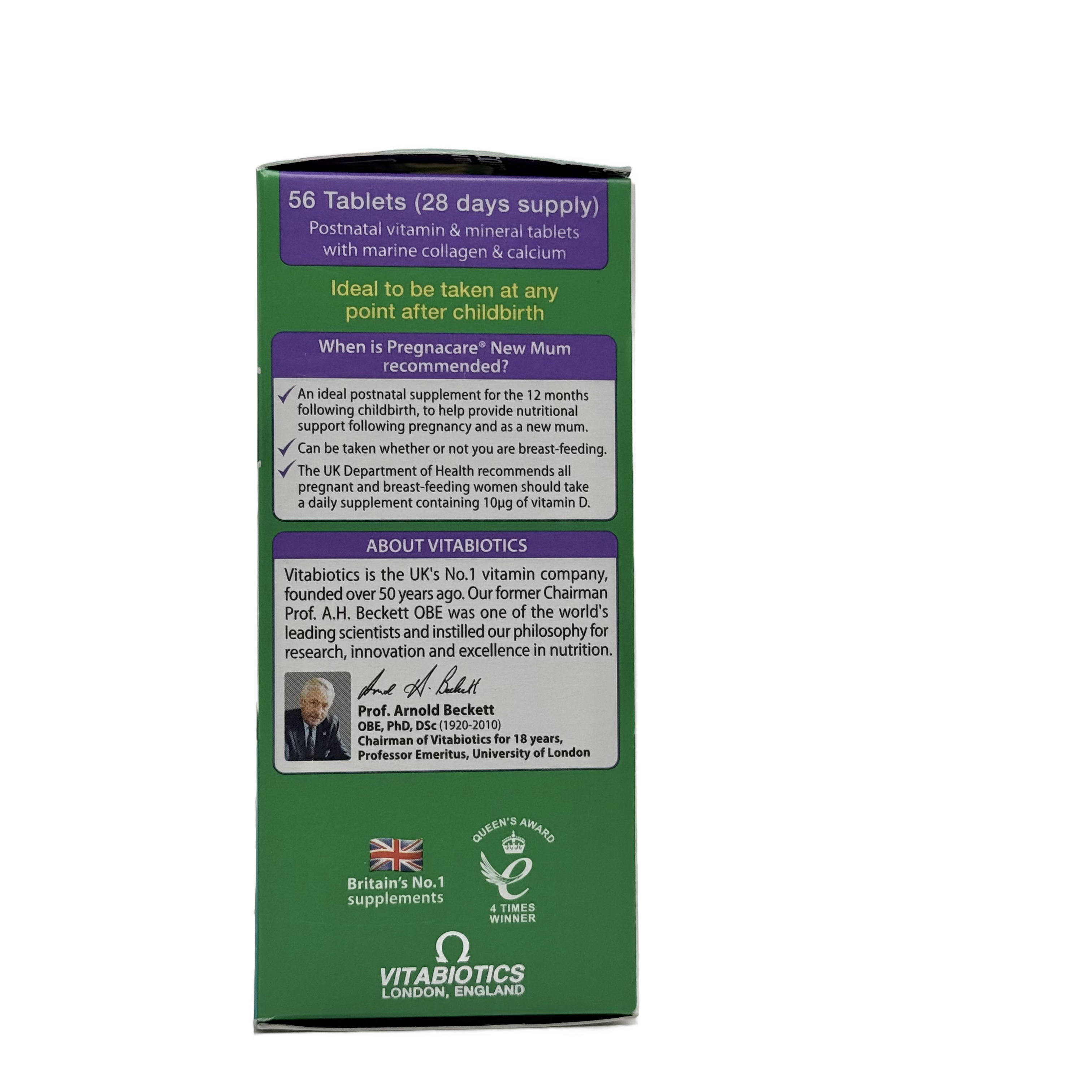 Vitabiotics Pregnacare New Mum 56 Tablets  - فيتابيوتكس برجنكير نيو مام 56 قرص