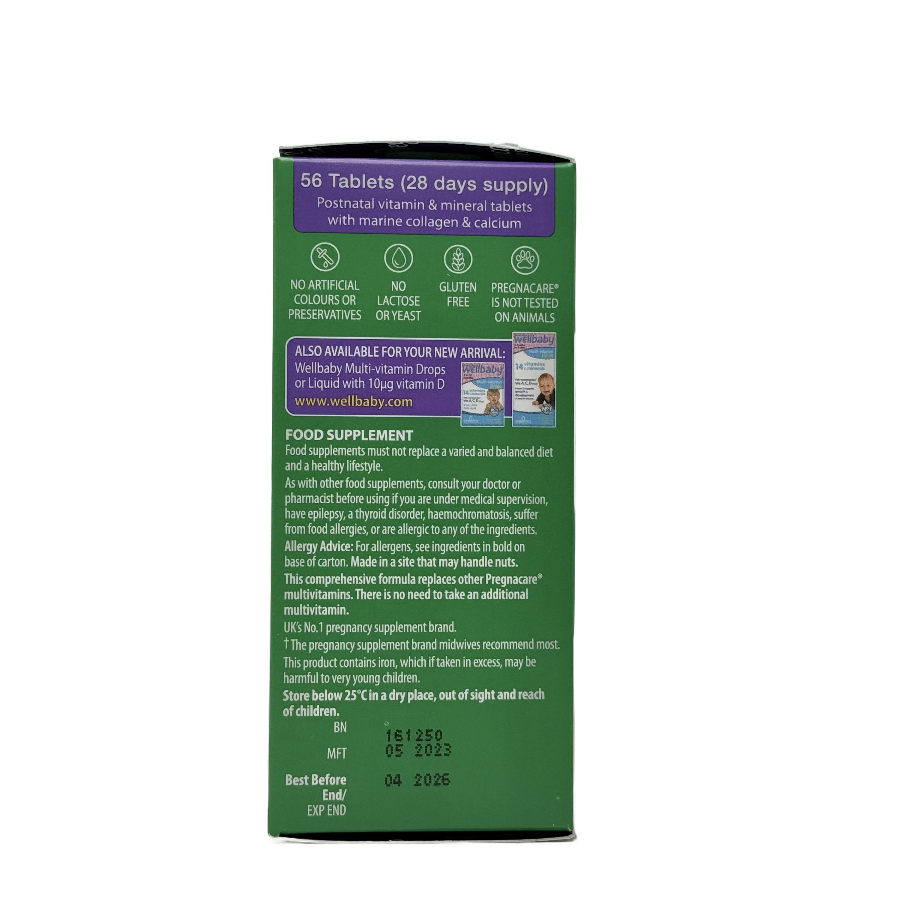 Vitabiotics Pregnacare New Mum 56 Tablets  - فيتابيوتكس برجنكير نيو مام 56 قرص