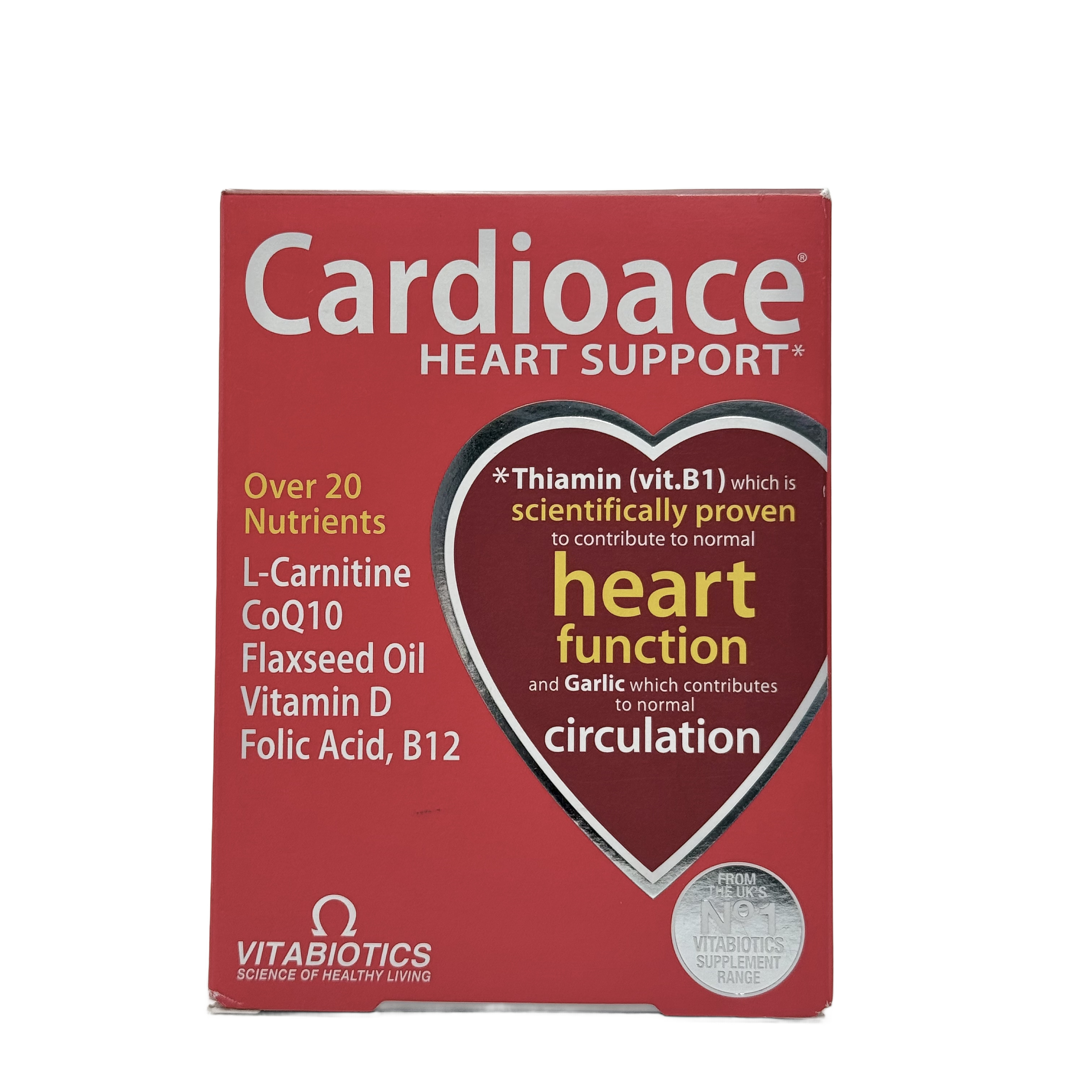 Vitabiotics Cardioace Original 30 Tablets  - فيتابيوتكس كارديو إيس أوريجنال 30 قرص