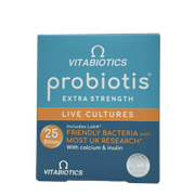 Vitabiotics Probiotis Extra Strength Live Cultures 30 Capsules - فيتابيوتكس بروبايوتس إكسترا سترينث لايف كالتشرز 30 كبسولة