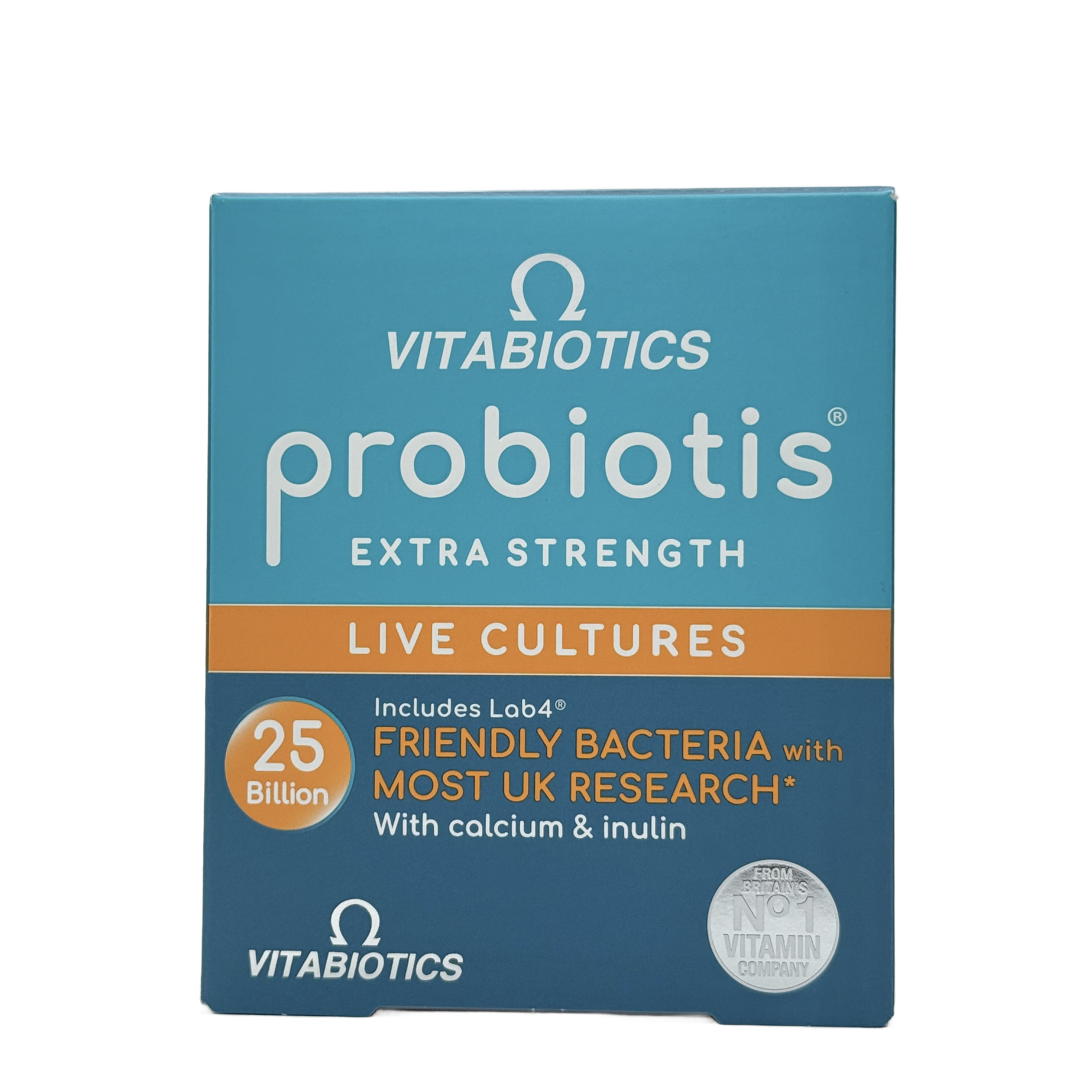 Vitabiotics Probiotis Extra Strength Live Cultures 30 Capsules - فيتابيوتكس بروبايوتس إكسترا سترينث لايف كالتشرز 30 كبسولة