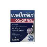 Vitabiotics Wellman Conception 30 Tablets - فيتابيوتكس ويلمان كونسيبشن 30 قرص
