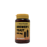 Nature Essential Brewers Yeast 400mg 250 Tablets -  نيتشر ايسينشيل خميرة البيرة 400 ملغ 250 قرص