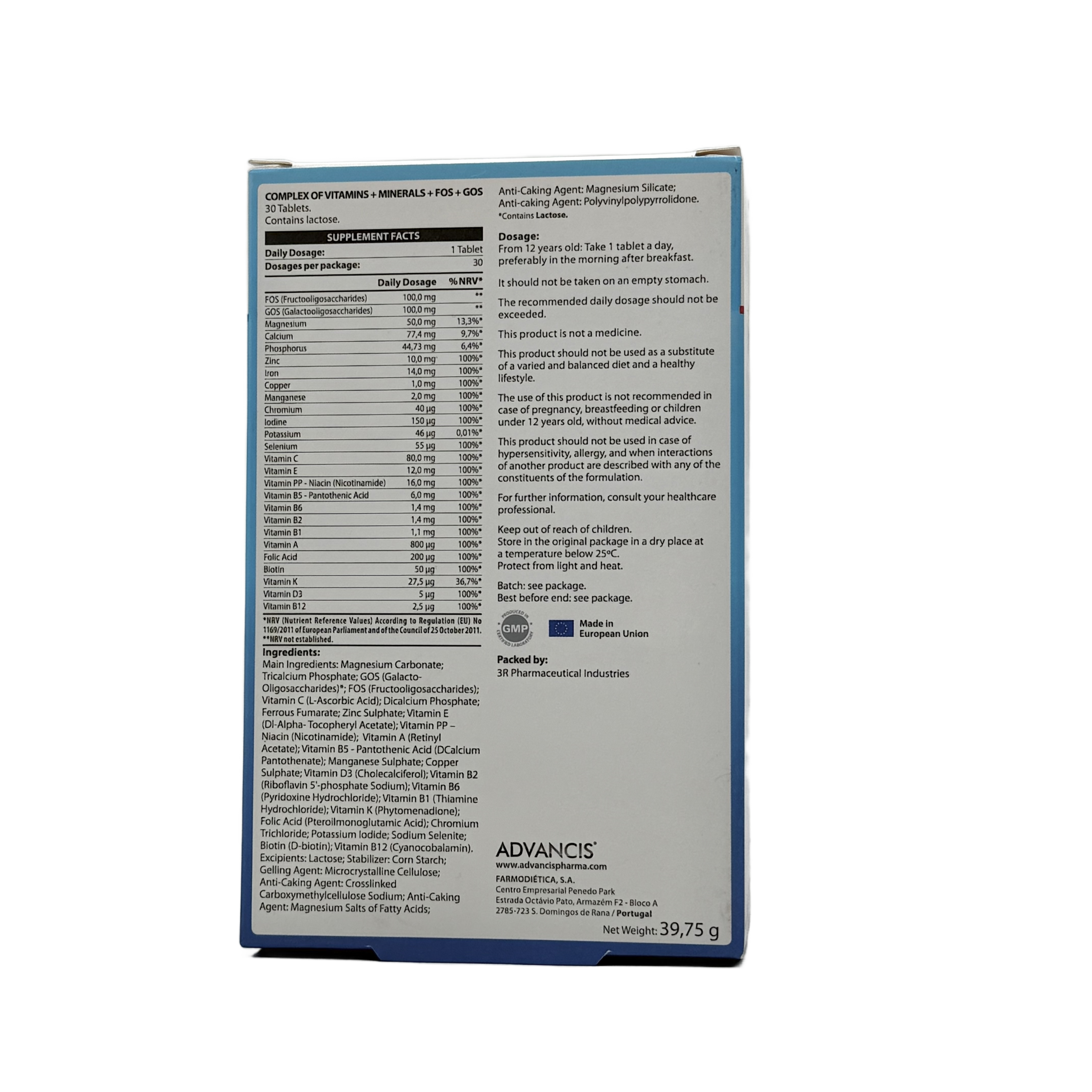 Advancis Essential 30 Tablets - أدفانسيس إسينشال 30 قرص
