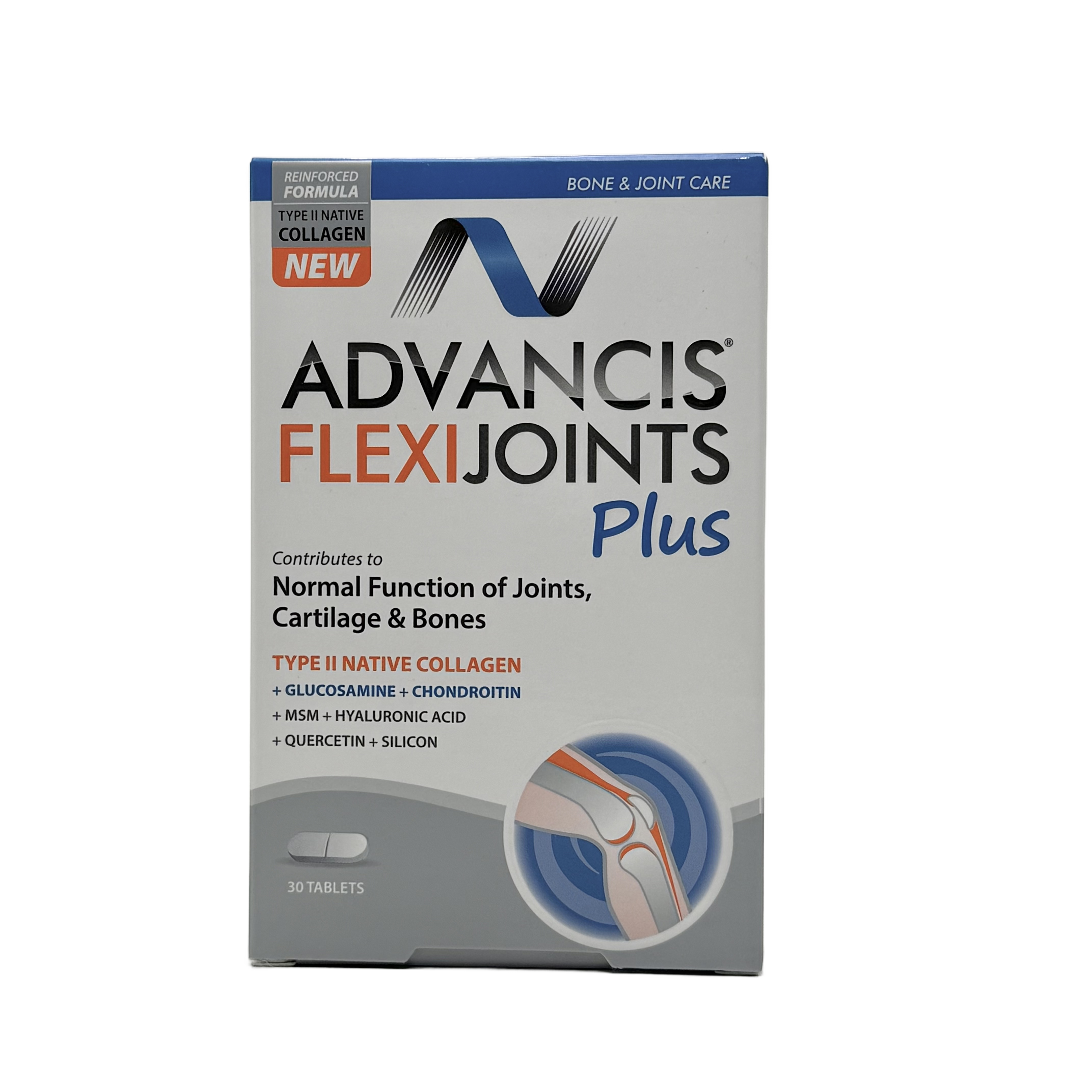 Advancis Flexijoints Plus 30 Tablets - أدفانسيس فليكسي جوينتس بلس 30 قرص