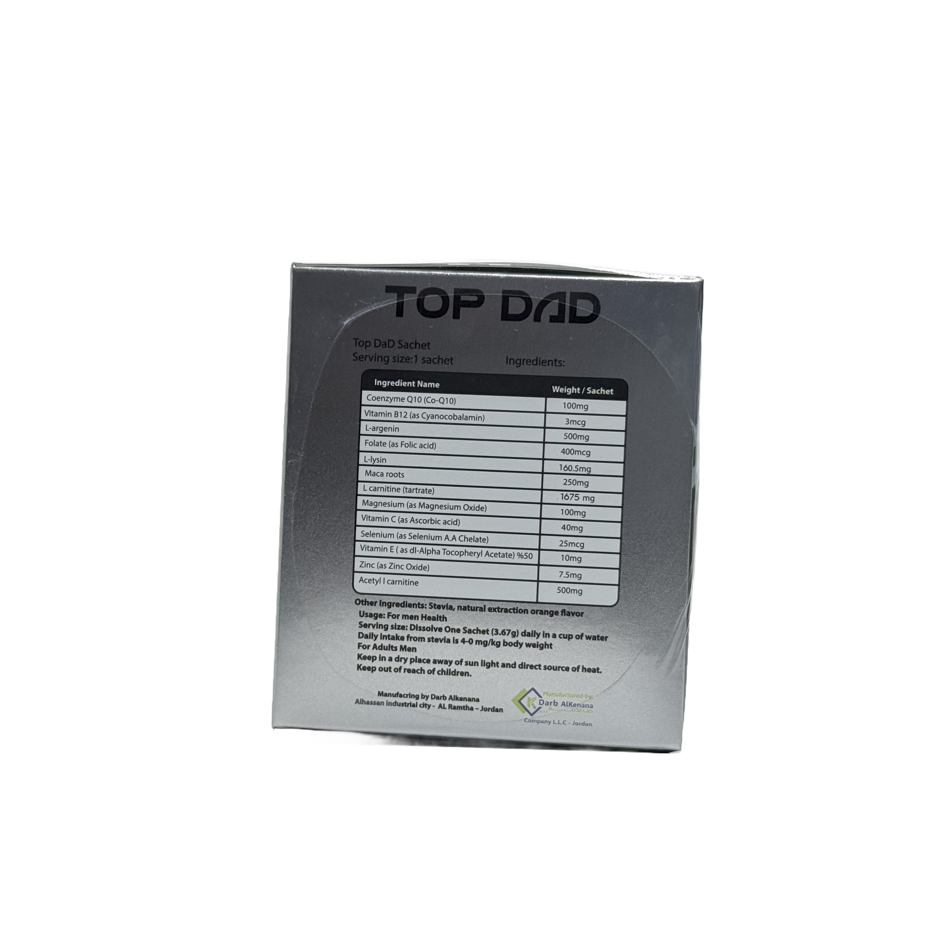 Top Dad for Men Health 30 Sachets - توب داد لصحة الرجل 30 كيس