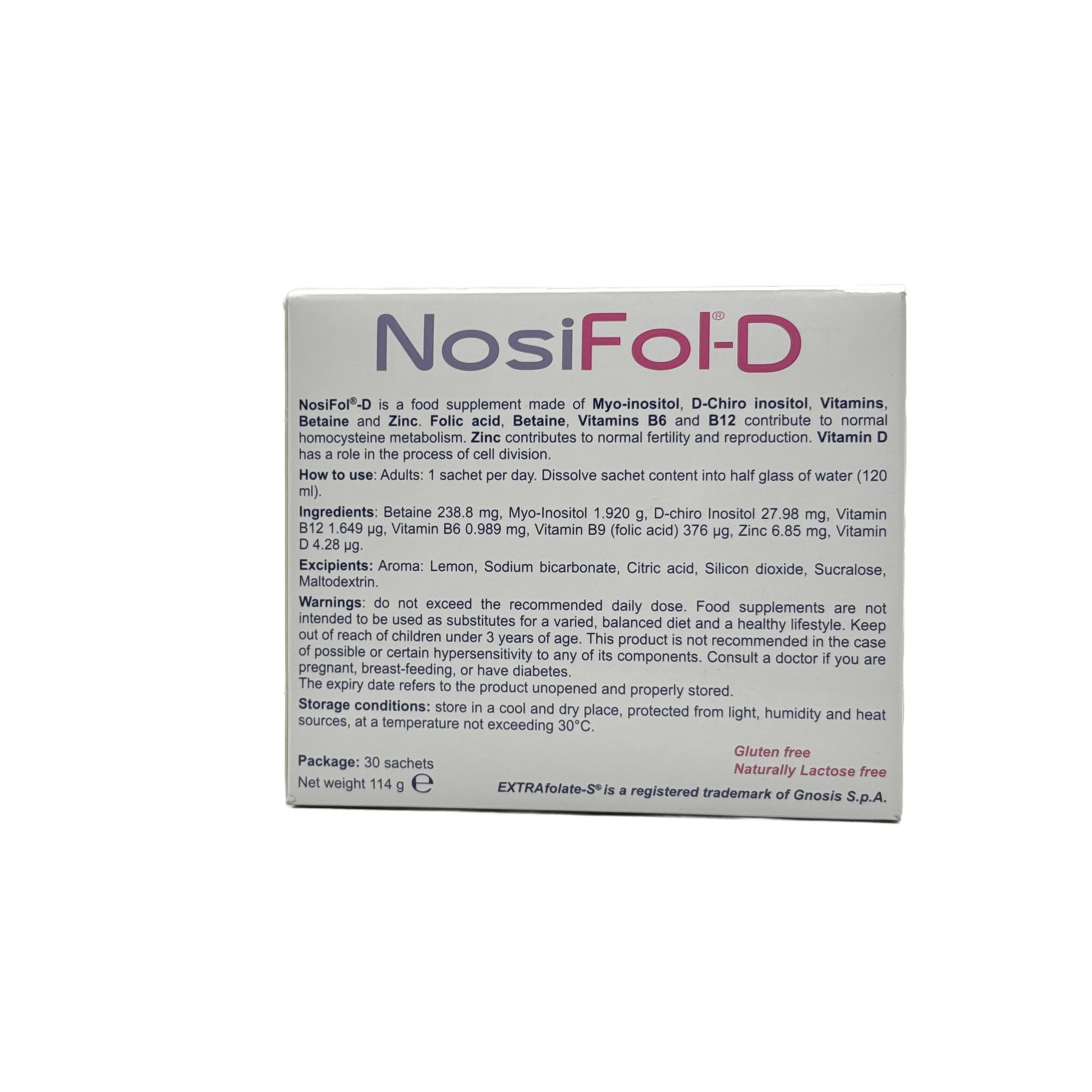 Nosifol-D 30 Sachets - نوسيفول-دي 30 كيس