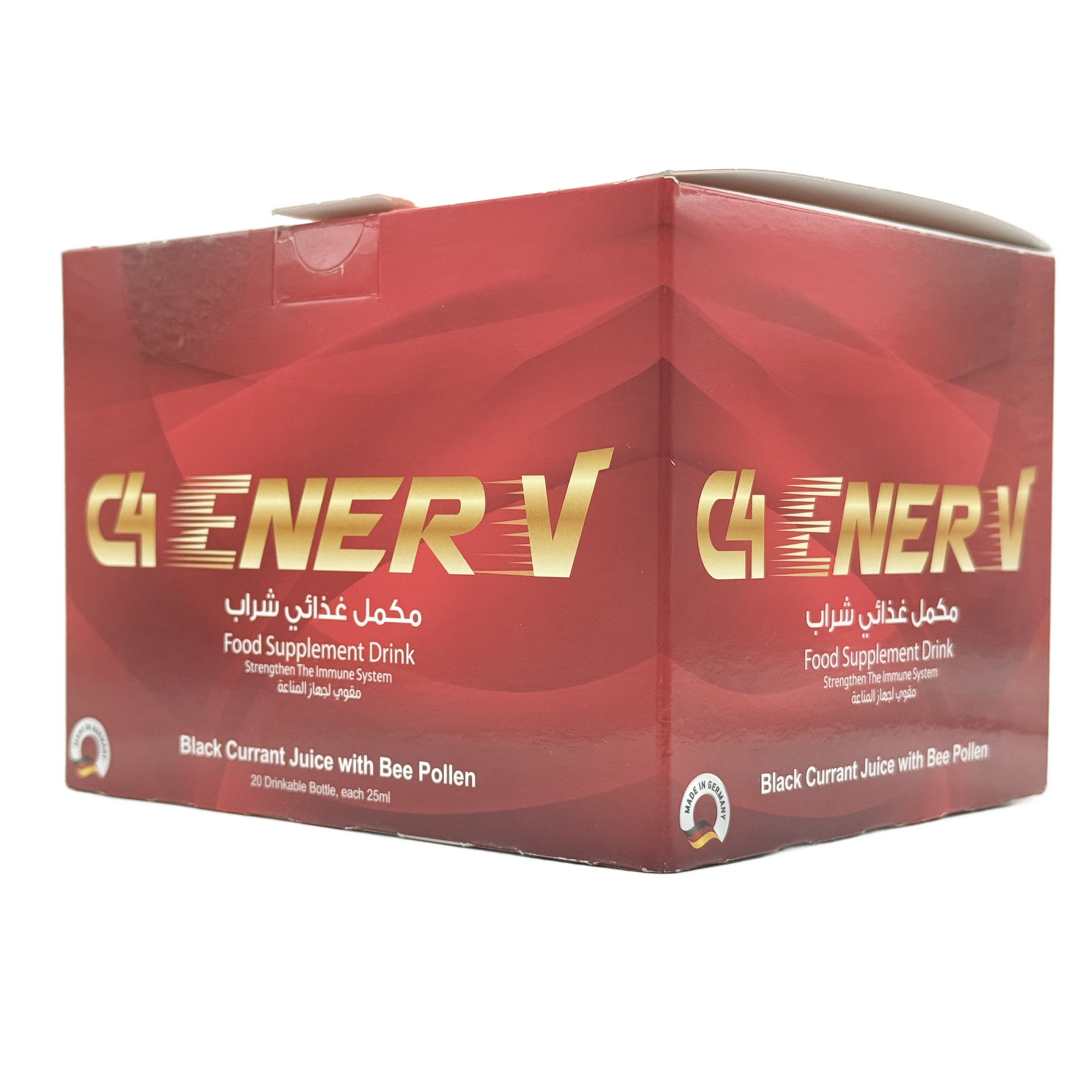 C4 Ener V — 20 Drinkable Bottles x 25ml - سي 4 إنر ڤي – 20 قارورة للشرب