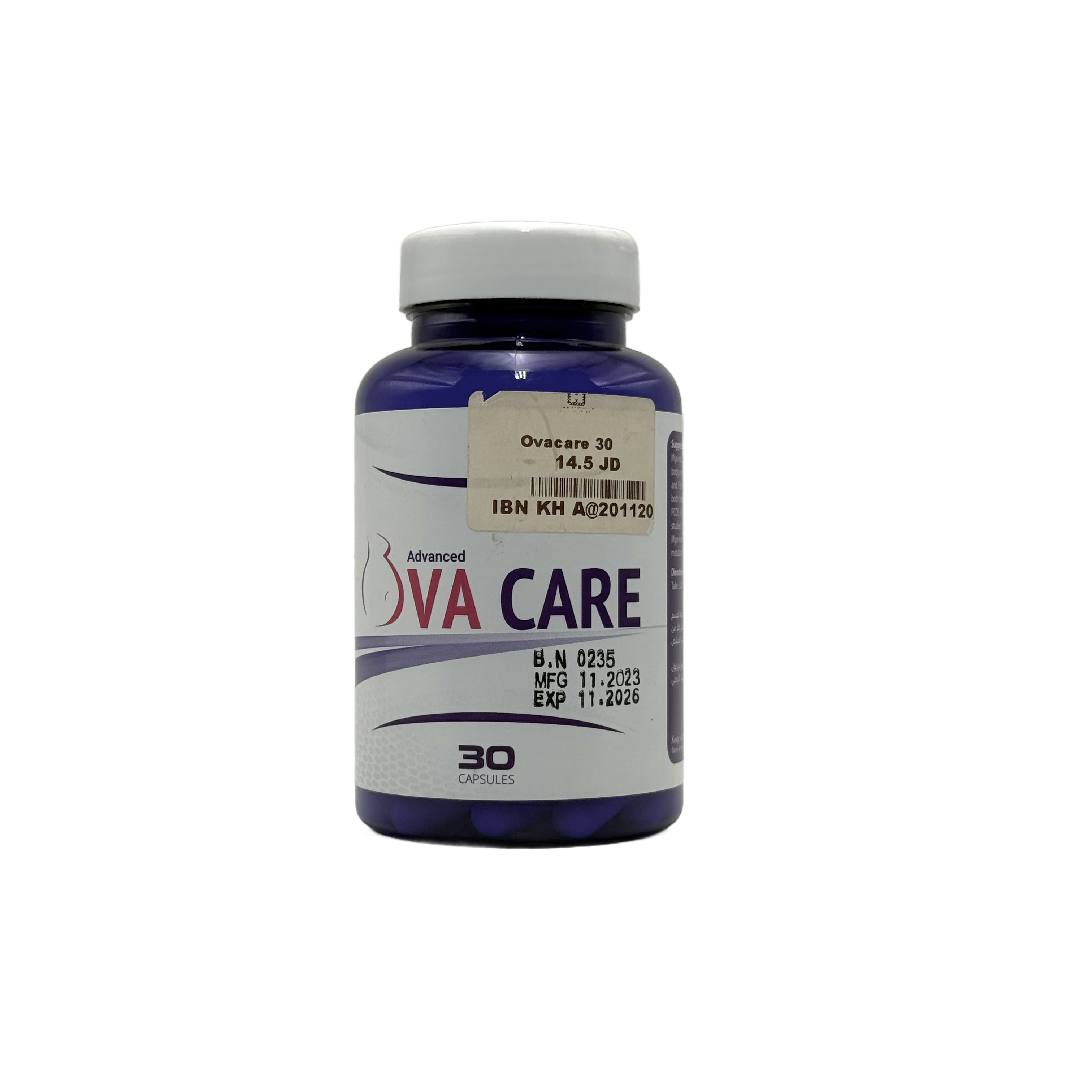 Advanced Ova Care 30 Capsules - مكمل أدفانسد أوفا كير 30 كبسولة