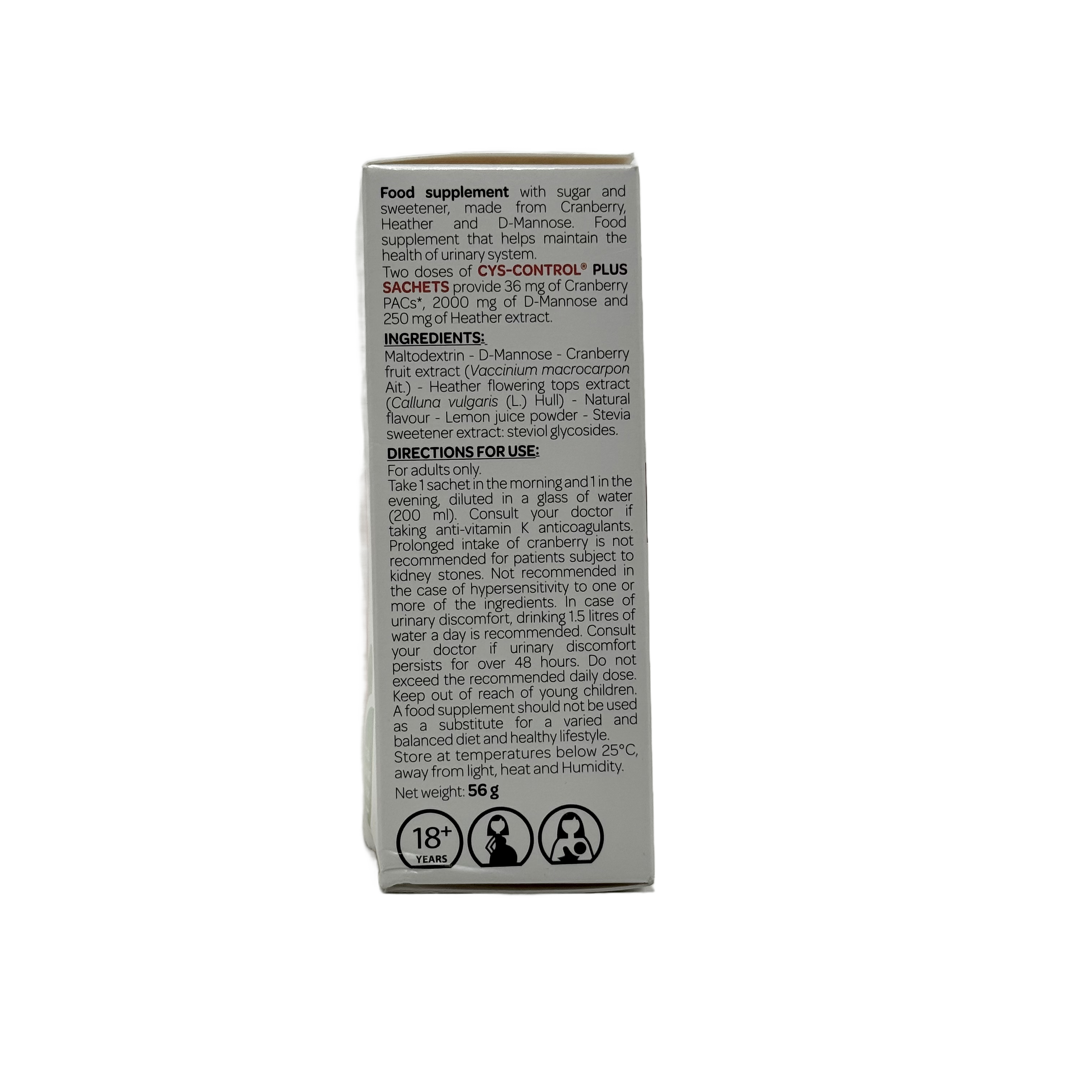 Arkopharma Cys-Control 14 Sachets - أركوفارما سيس كنترول 14 كيس