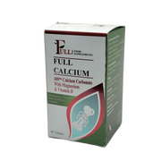 Full Calcium Carbonate 600 Mg 30 Tablets -  كالسيوم كربونات 600 ملغ 30 قرص