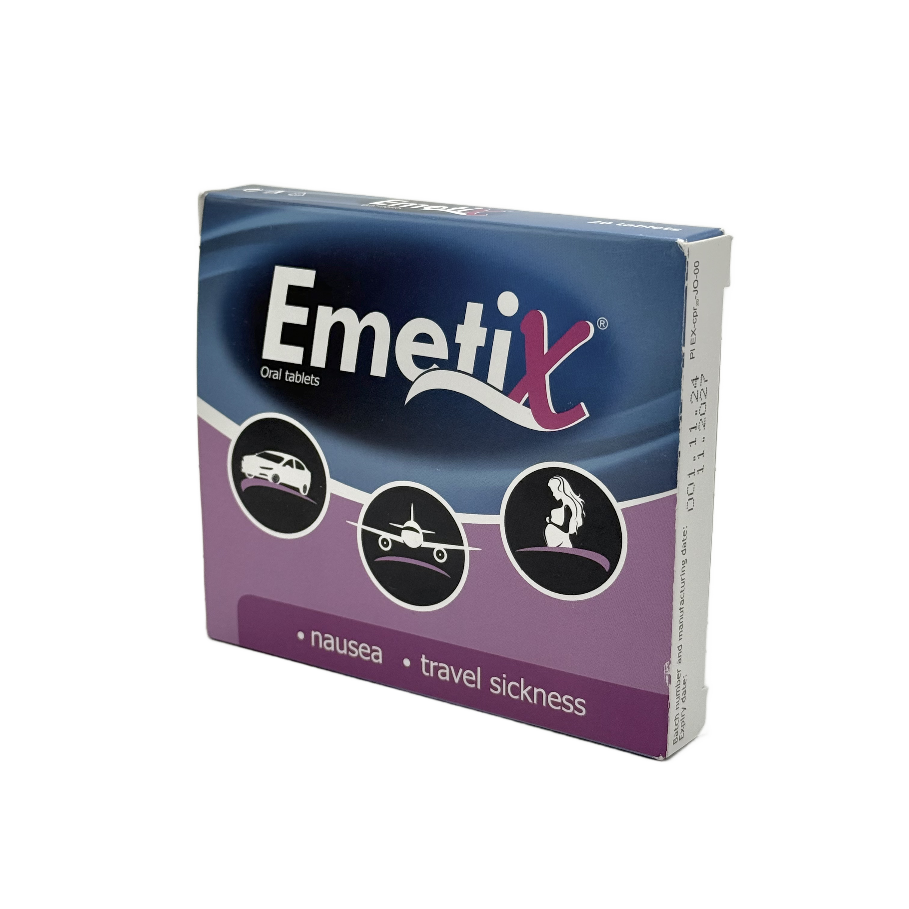 Emetix 20 Tablets - مضاد الغثيان إيميتكس 20 قرص