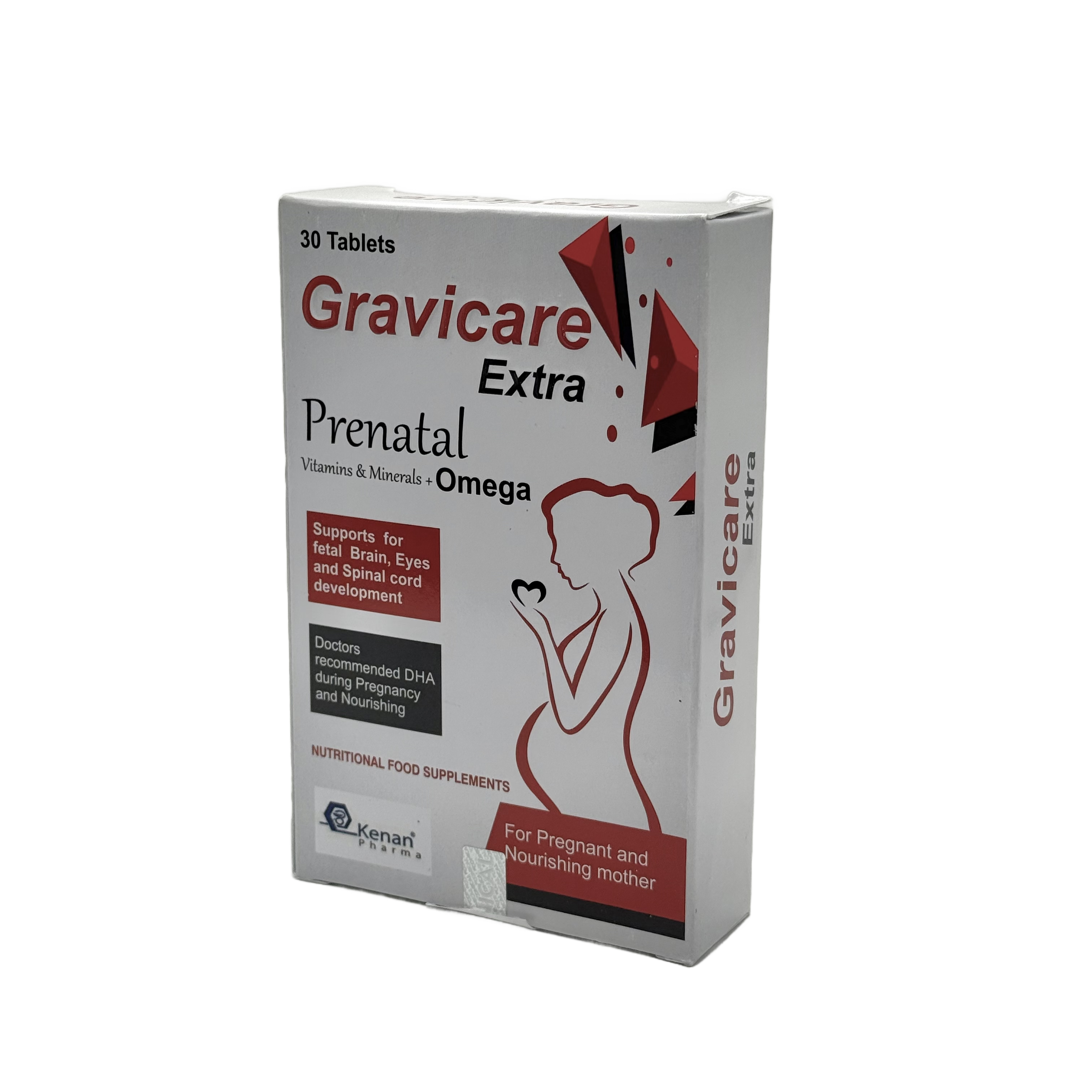 Gravicare Extra Prenatal 30 Tablets - فيتامينات الحمل Gravicare Extra Prenatal 30 Tablets