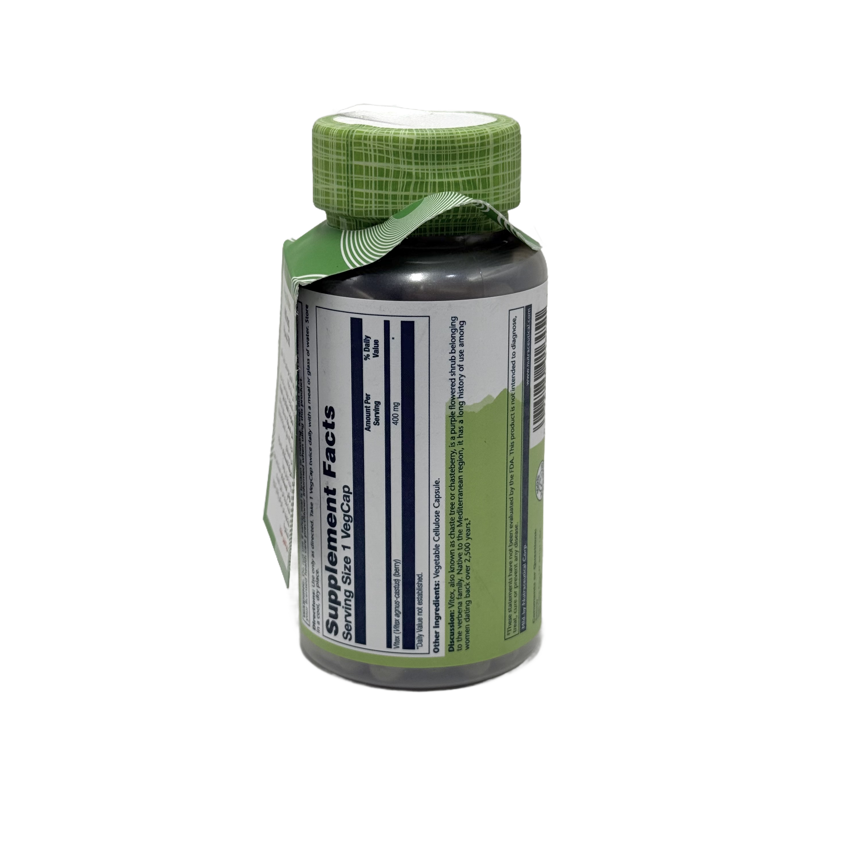 Solaray Vitex 400mg 100 Capsules - سولاراى فيتكس 400 ملغ 100 كبسولة