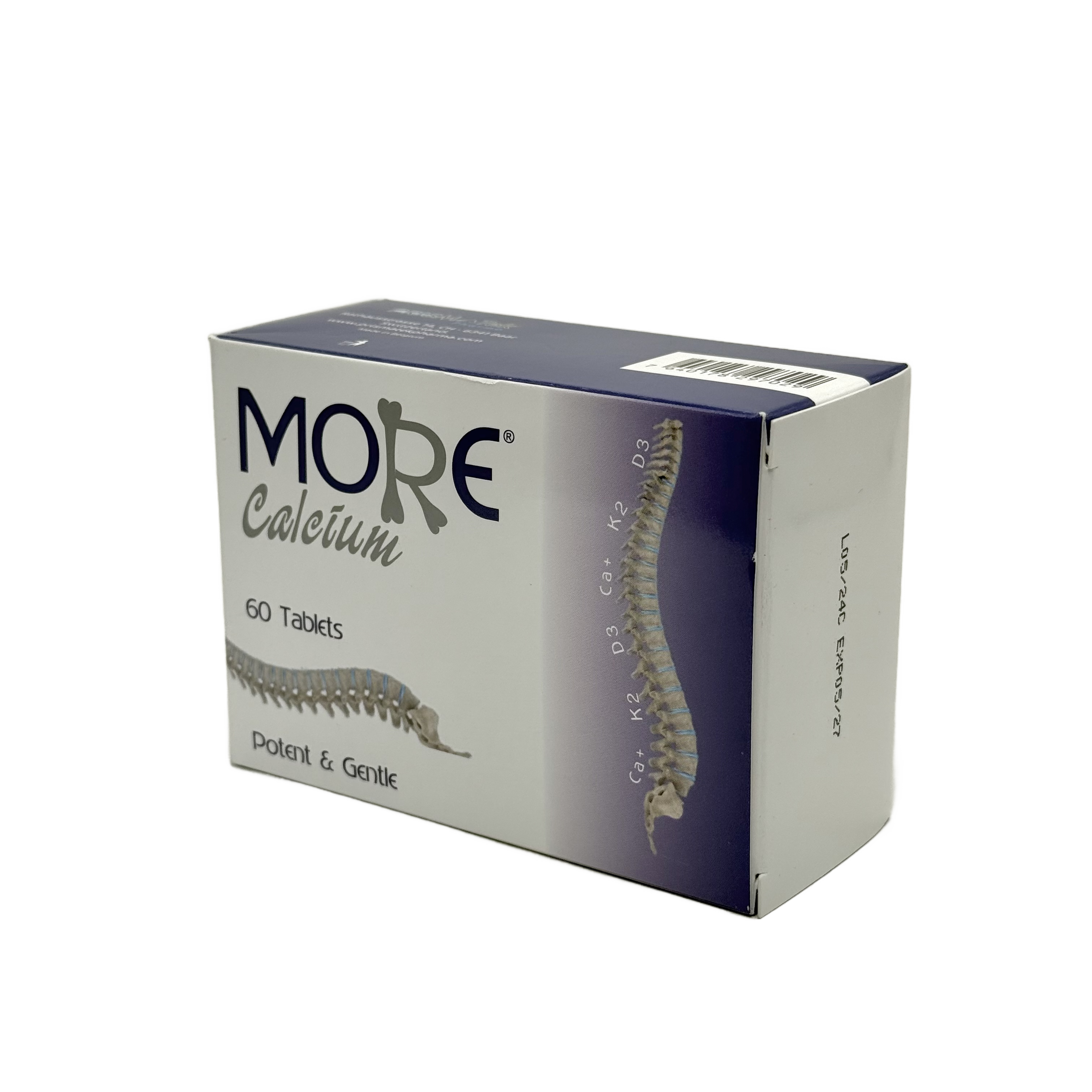 More Calcium 600mg 60 Tablets - مور كالسيوم 600 ملغ 60 قرص