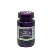 Sana Vitamin K2 120mcg 60 Capsules - سنا فيتامين ك2 120 مكروغرام 60 كبسولة