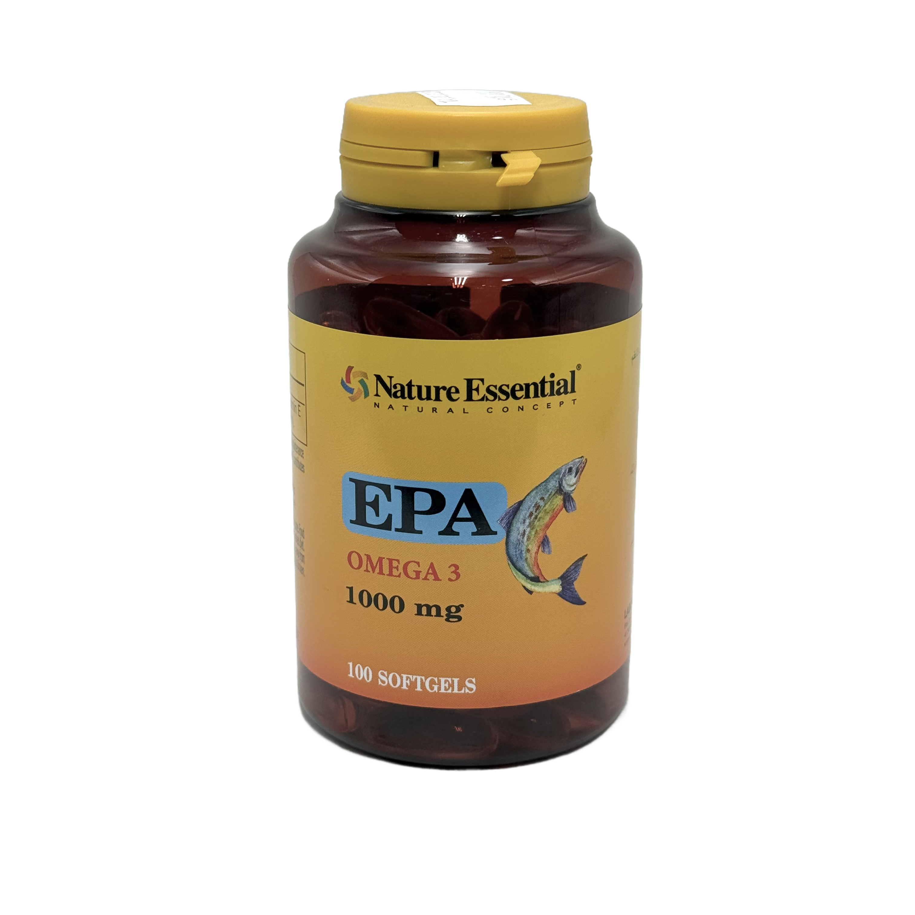 Nature Essential EPA Omega 3 1000mg 60 Softgels - نيتشر اسينشال إي بي إيه أوميغا 3 1000 ملغ 60 سوفتجيل