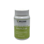 Welfare Fenugreek Odorless 1800mg 60 Capsules - ويلفير فينيوغريك أودورلس 1800 ملغ 60 كبسولة