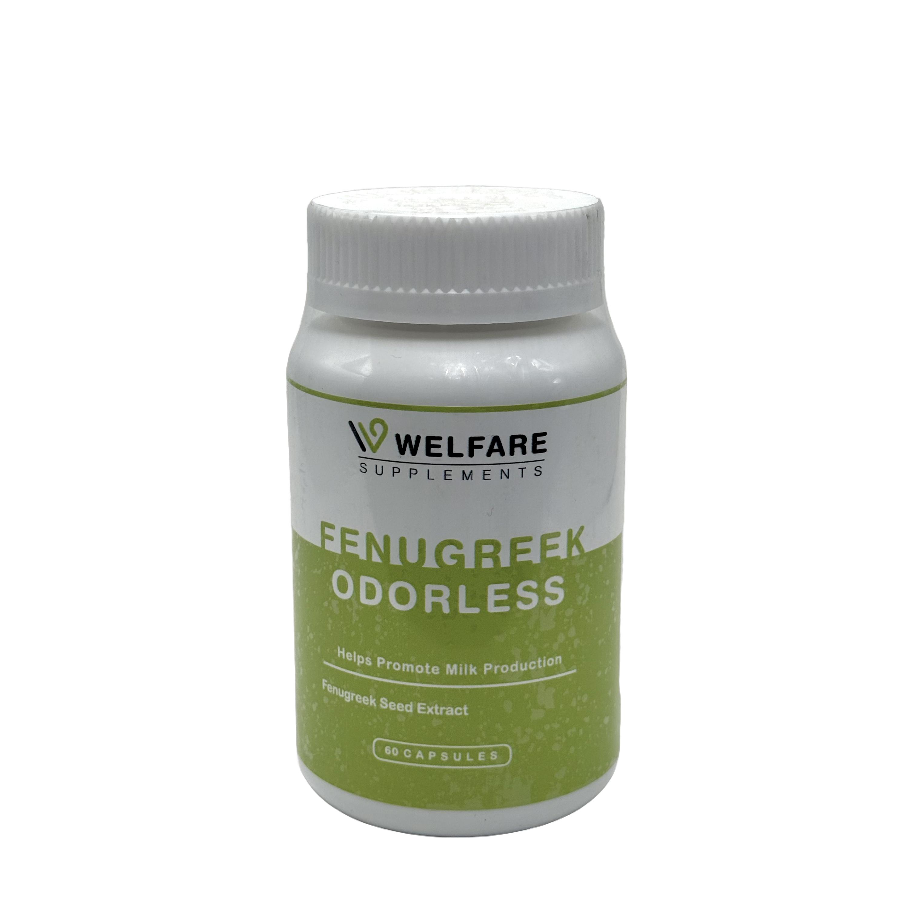 Welfare Fenugreek Odorless 1800mg 60 Capsules - ويلفير فينيوغريك أودورلس 1800 ملغ 60 كبسولة