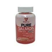 VitaJoy Pure Salmon Fish Oil + Vitamin E 120 Softgels - زيت السلمون مع فيتامين إي ١٢٠ كبسولة