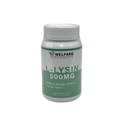 Welfare L-Lysine 500mg 60 Capsules - ويلفير إل-لايسين ٥٠٠ ملغ ٦٠ كبسولة