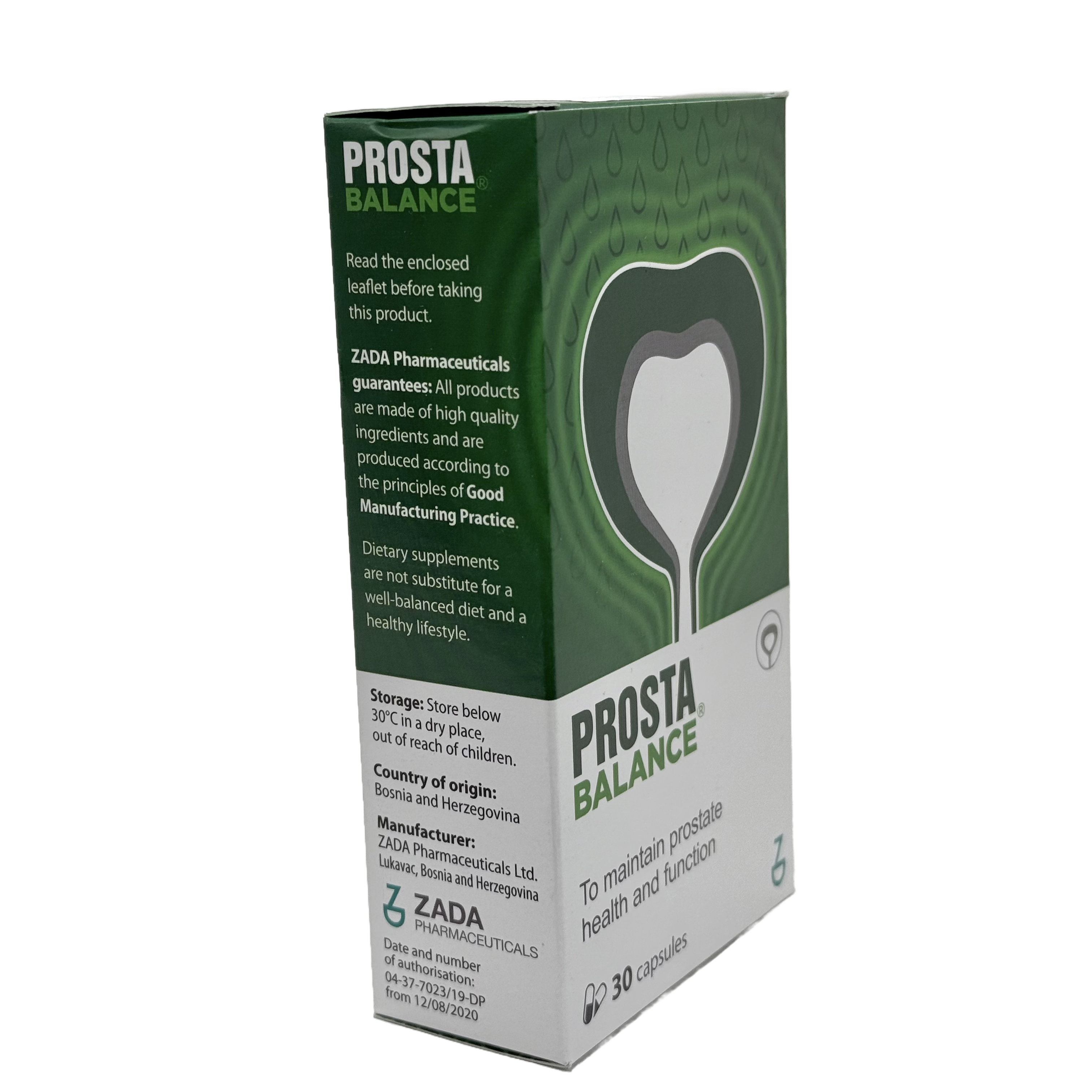Zada Prosta Balance 30 Capsules - زادا بروستا بالانس ٣٠ كبسولة