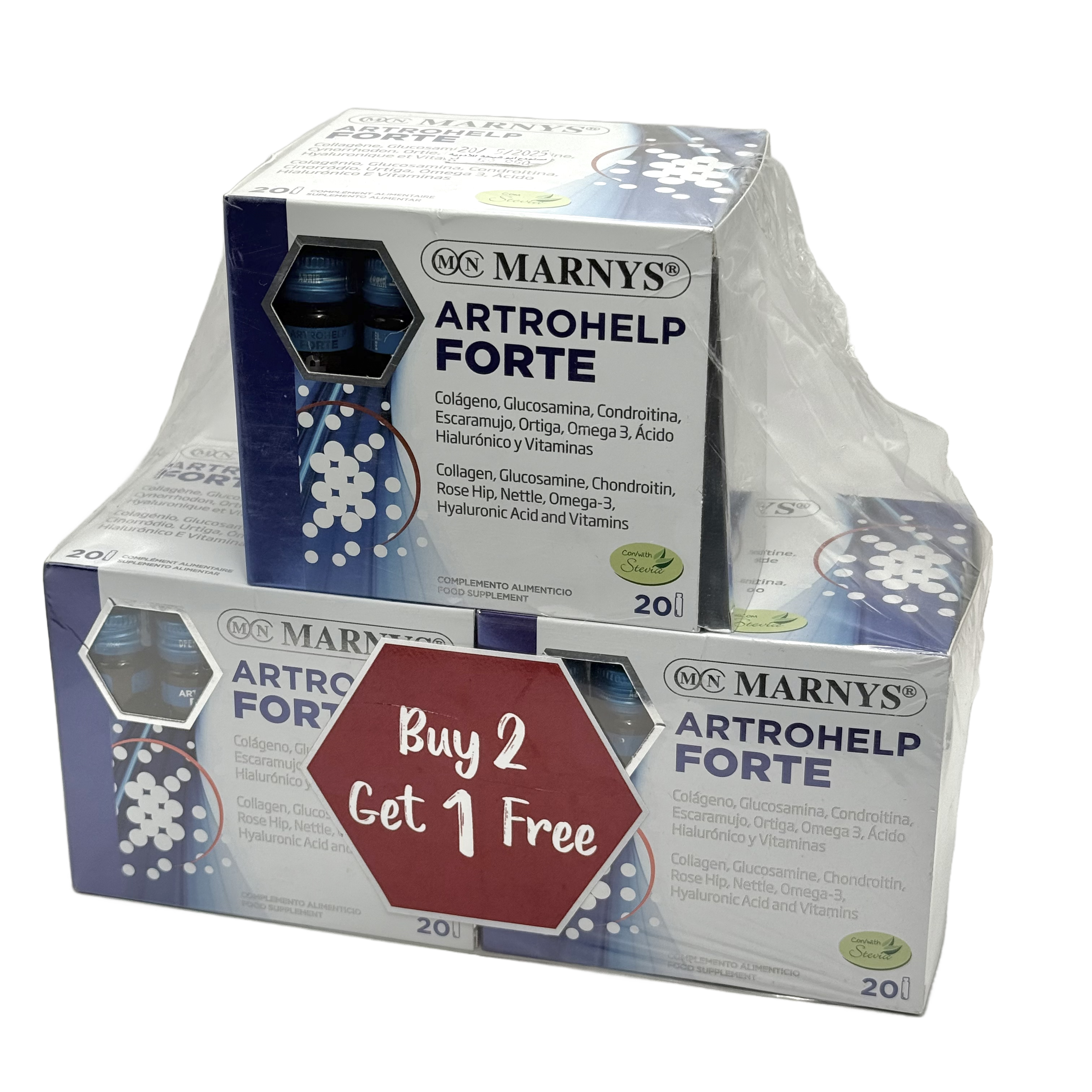 Marnys Artrohelp Forte 20 Vial - مارنيز أرتروهيلب فورت 20 أمبولة شرب