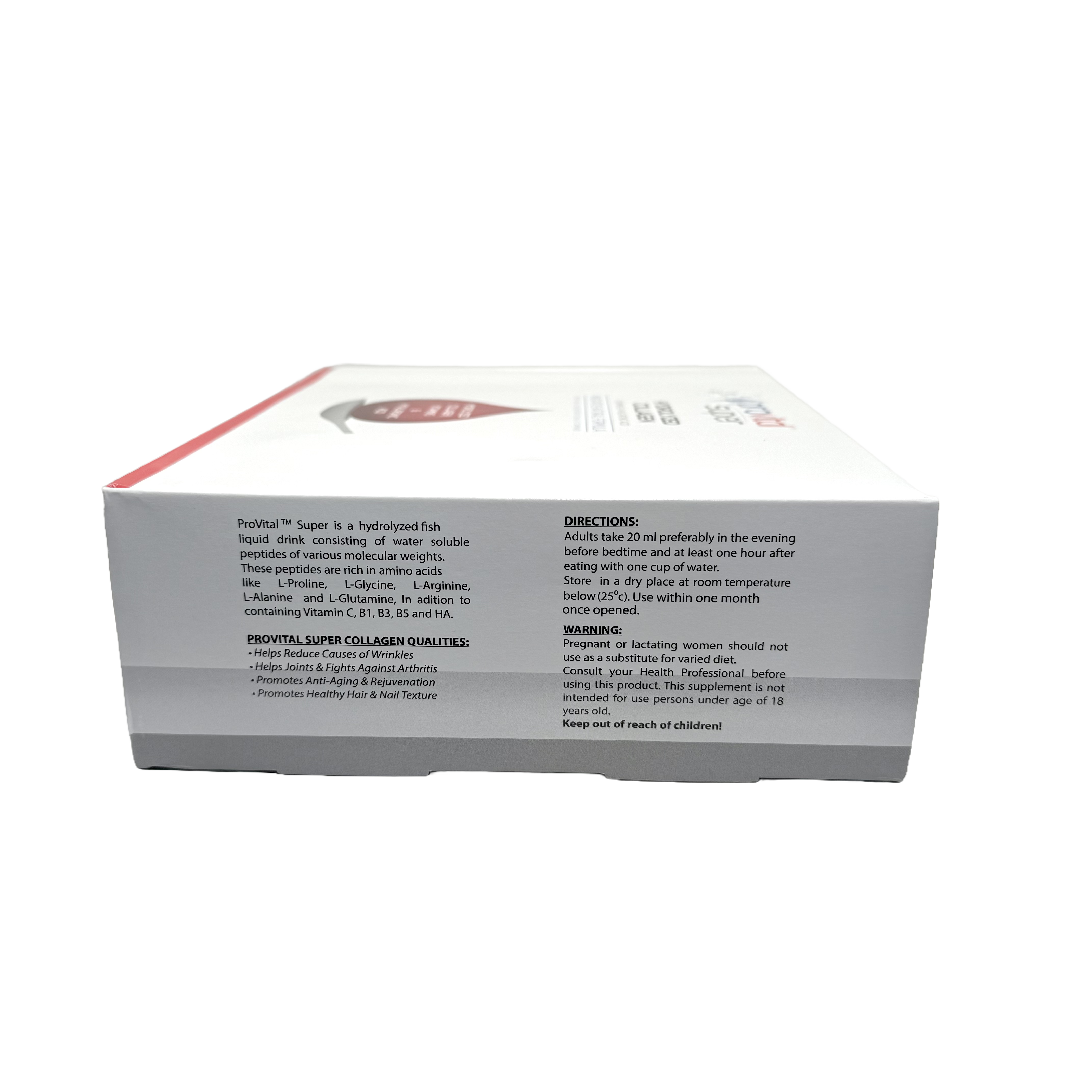 Provital Super Collagen Syrup 30 Ampules - بروفيتال سوبر كولاجين شراب 30 أمبولة
